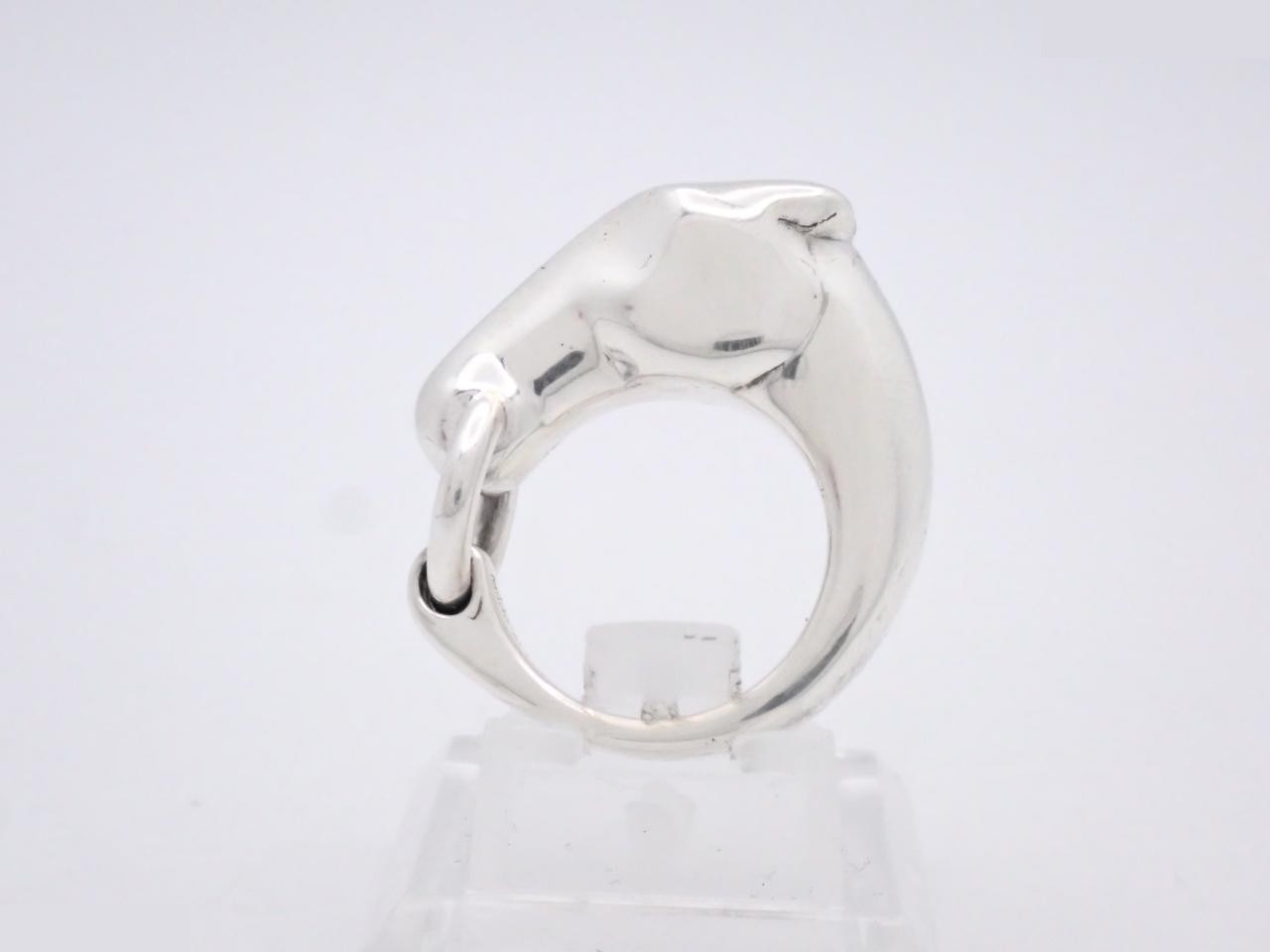 Gallop Horse 925 Stamped 47 Ring Actual Size #6 16.4g — view 3