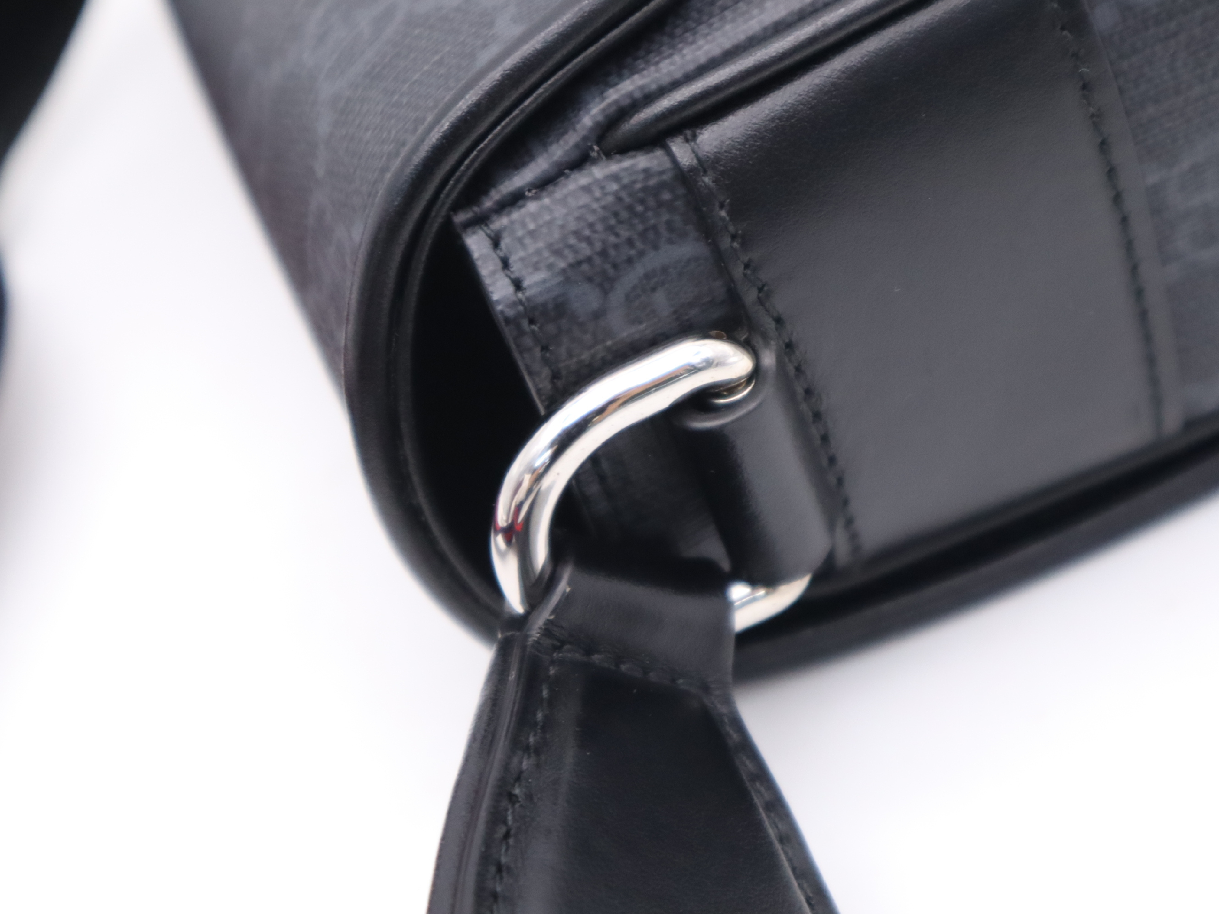 791741 GG Supreme Shoulder Bag for Men, Black, with Box and Dust Bag. — view 7