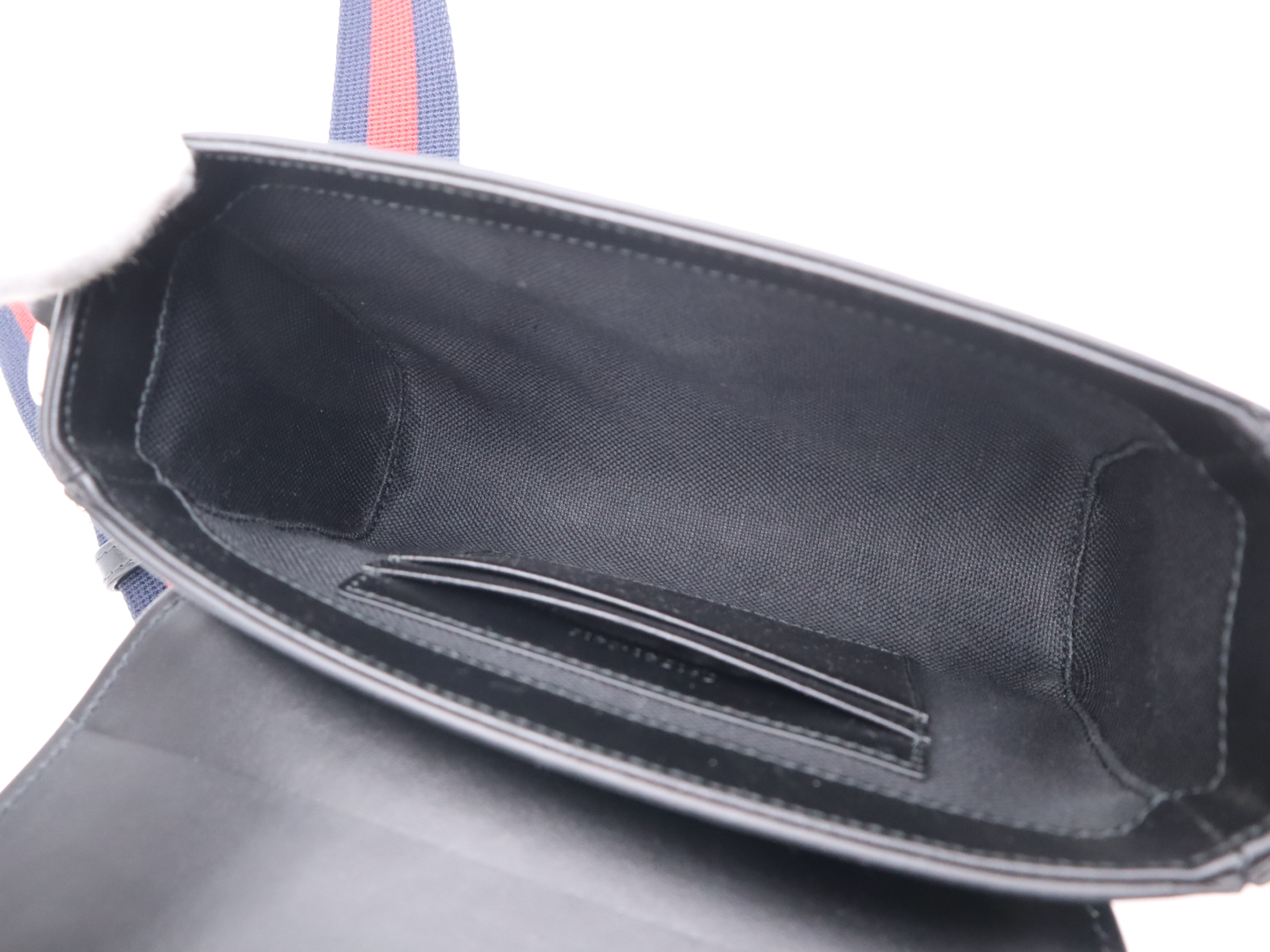791741 GG Supreme Shoulder Bag for Men, Black, with Box and Dust Bag. — view 10