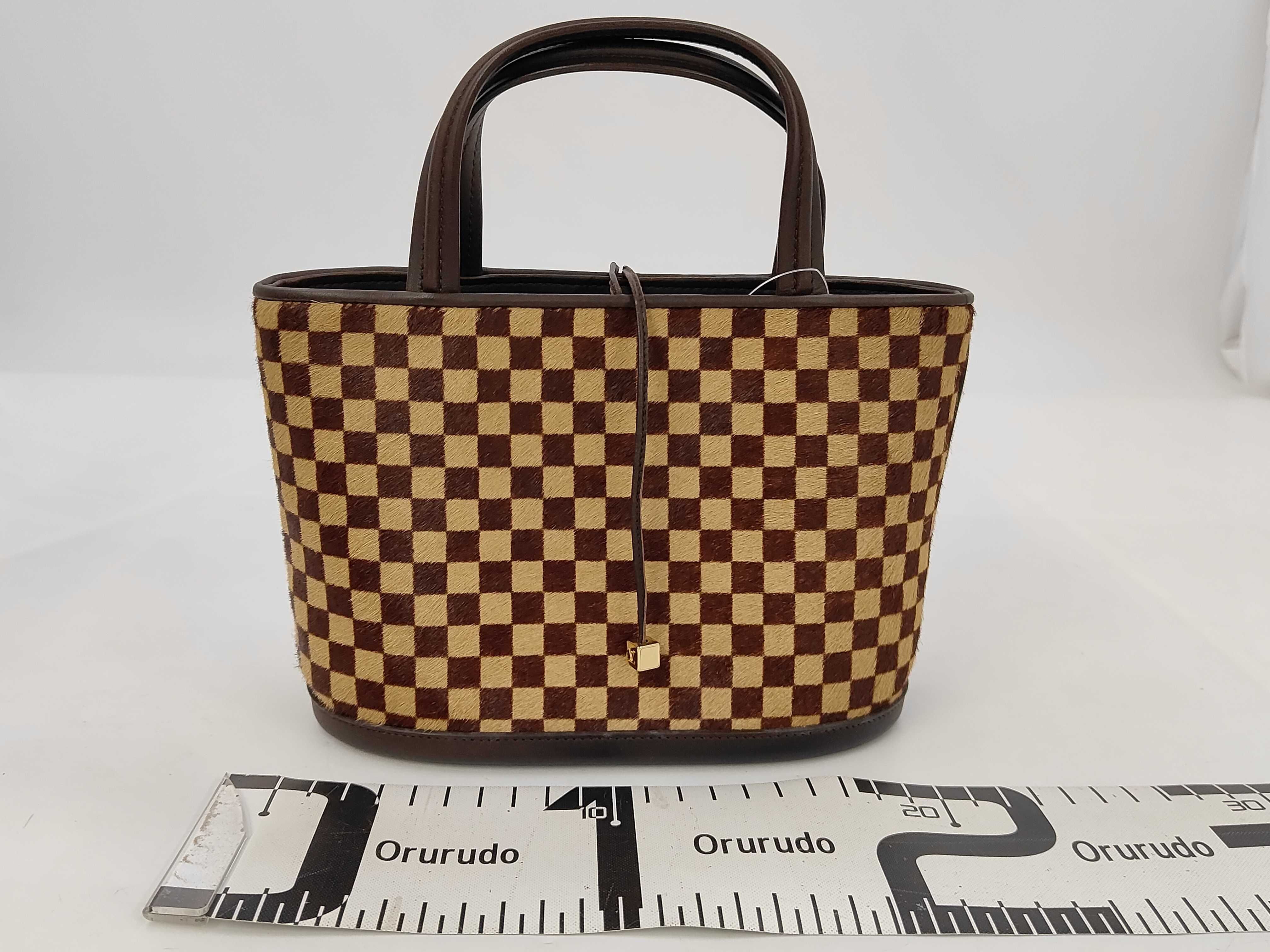 Damier Sauvage Calf Hair Impala Handbag — view 2