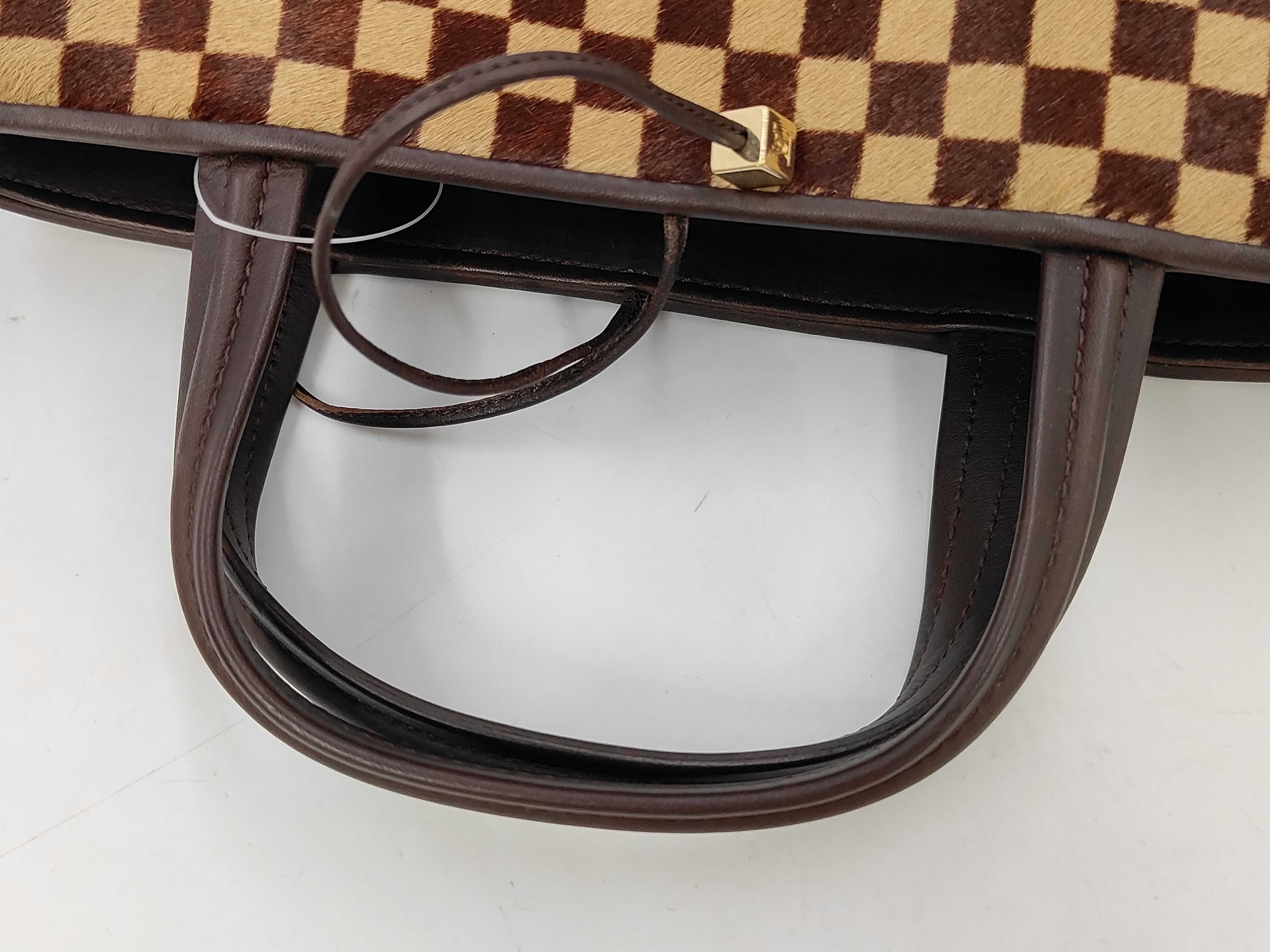Damier Sauvage Calf Hair Impala Handbag — view 5