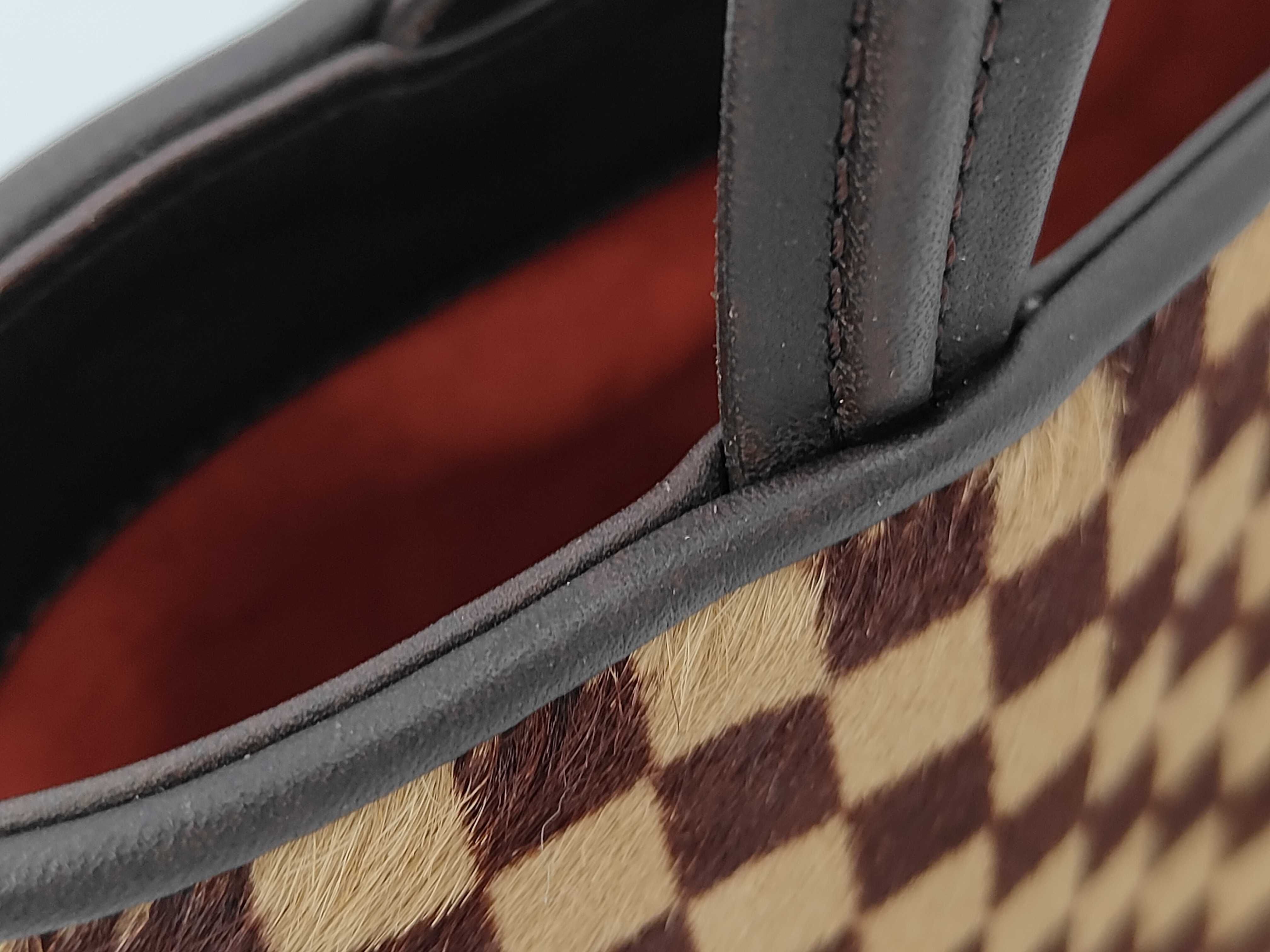 Damier Sauvage Calf Hair Impala Handbag — view 6