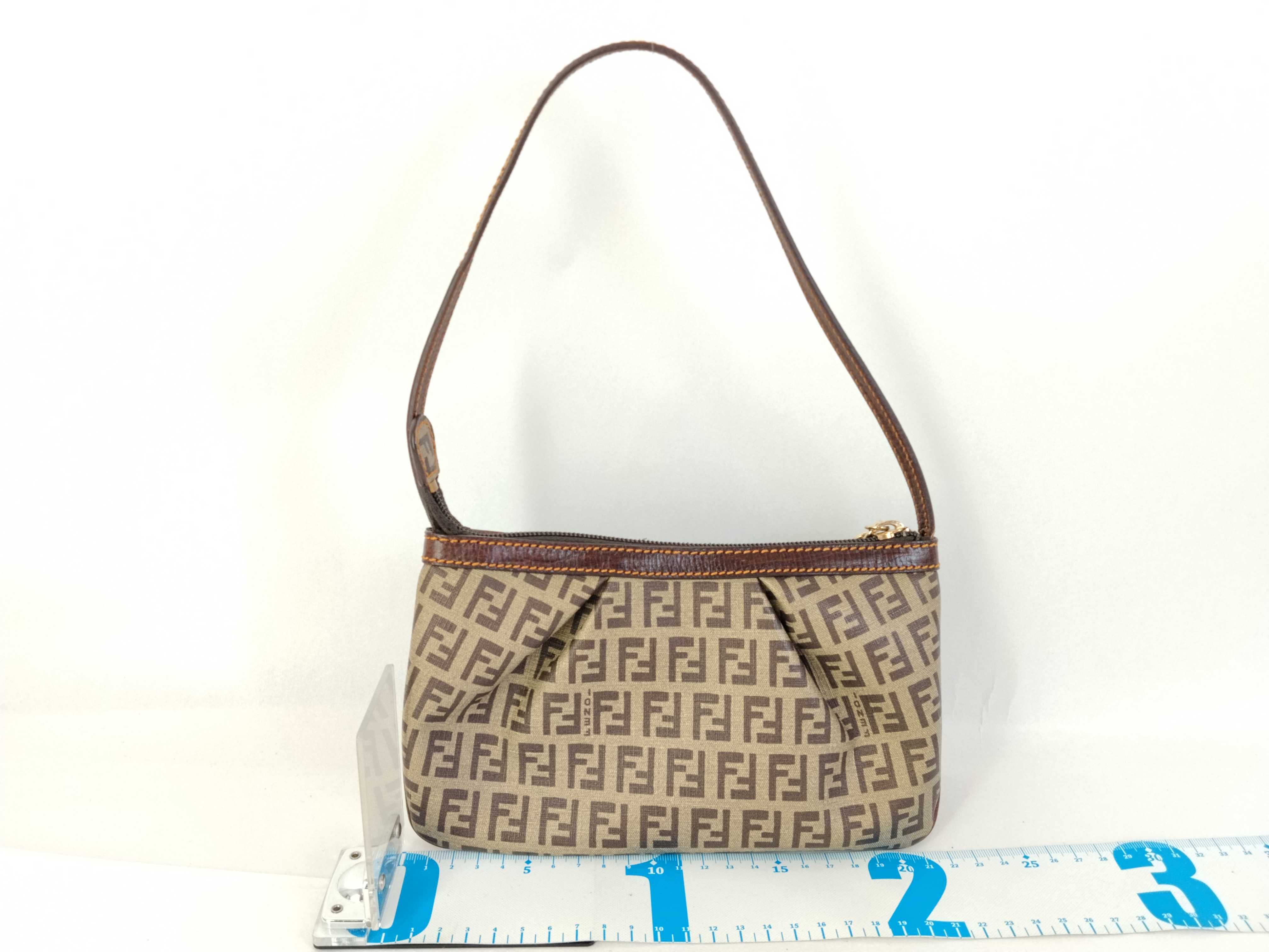 Zucchino One-Shoulder Bag, Brown, Accessory Pouch — view 2