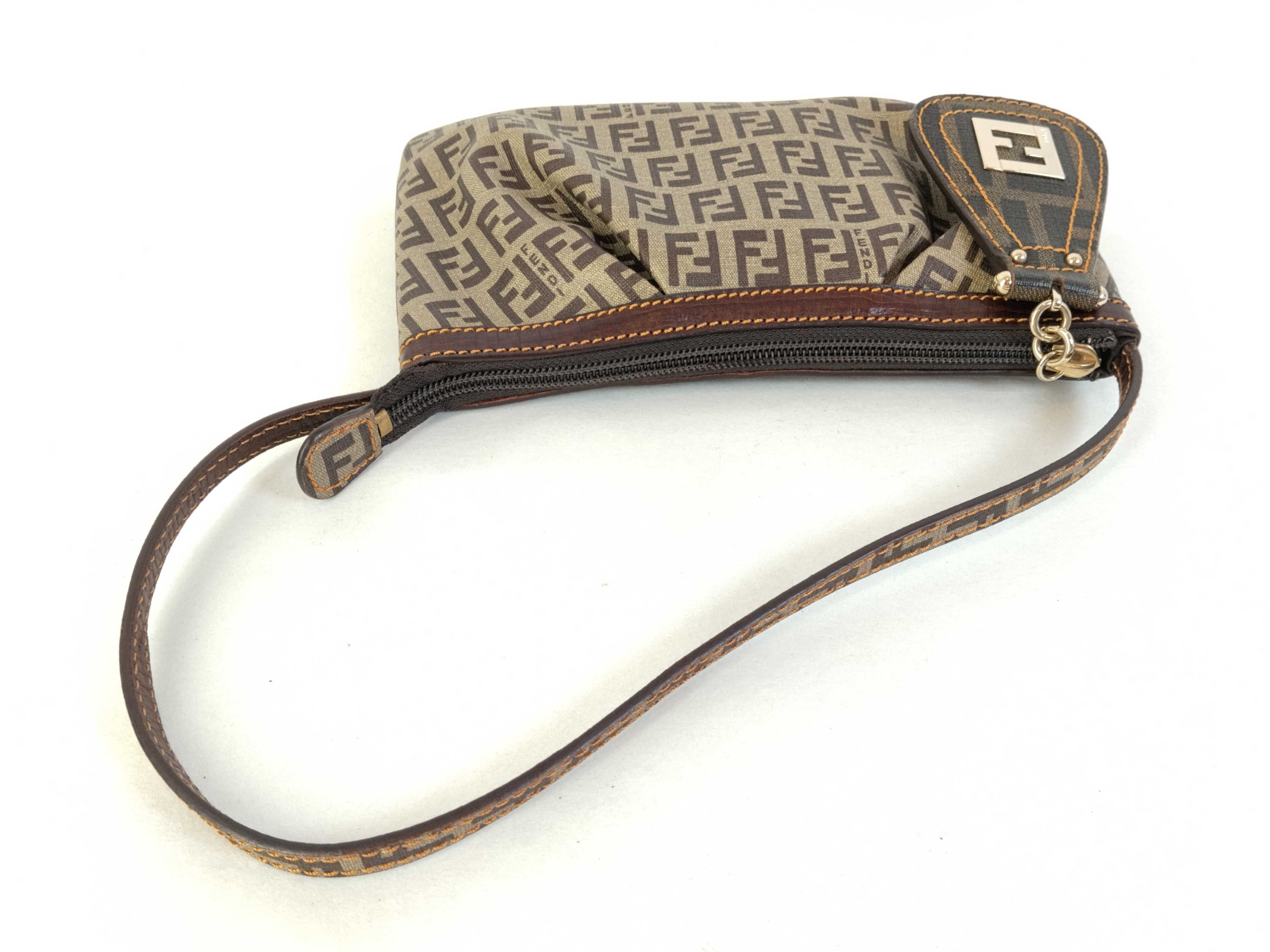 Zucchino One-Shoulder Bag, Brown, Accessory Pouch — view 3