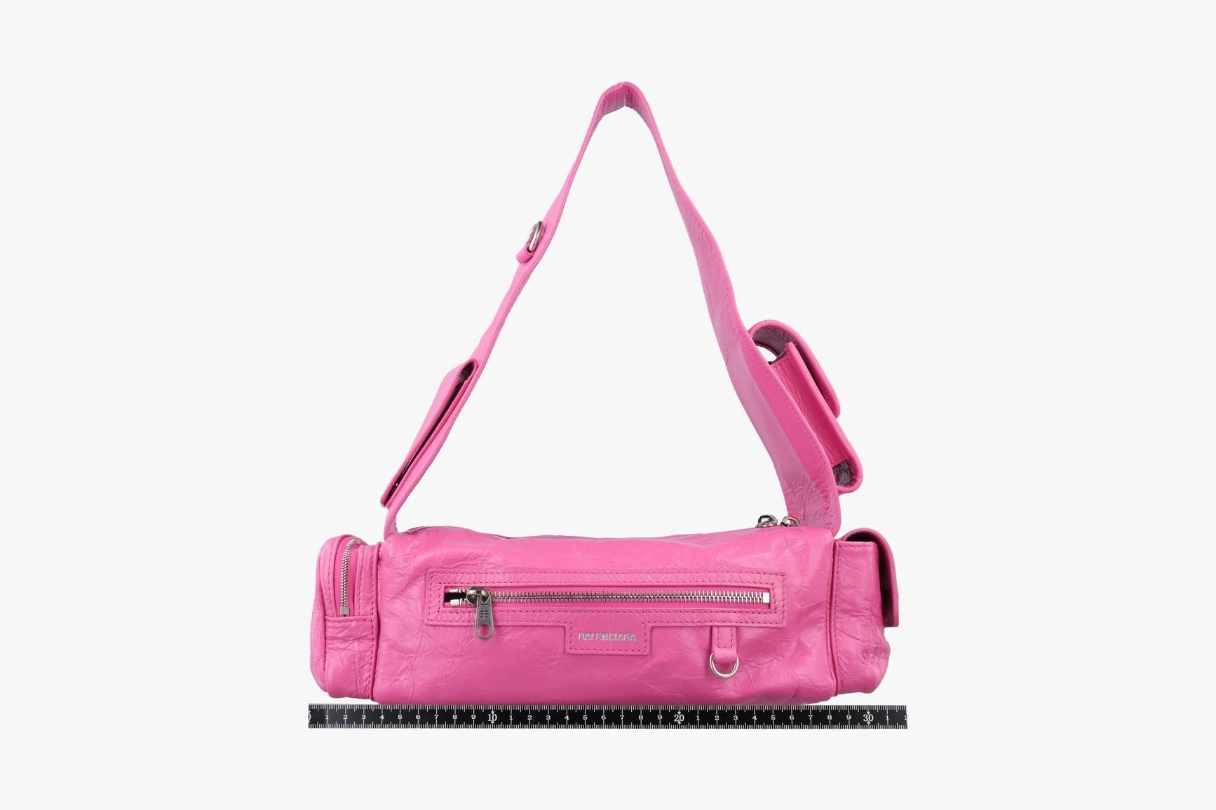 Super Busy XS Sling Bag, Leather, Pink — view 2