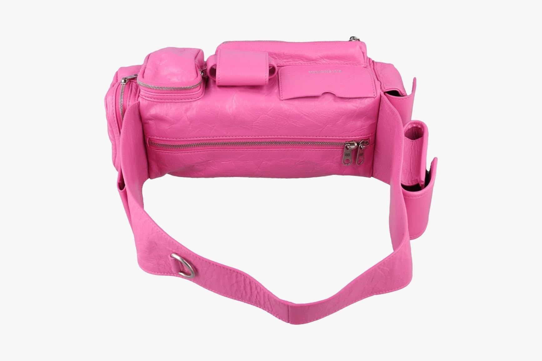 Super Busy XS Sling Bag, Leather, Pink — view 5
