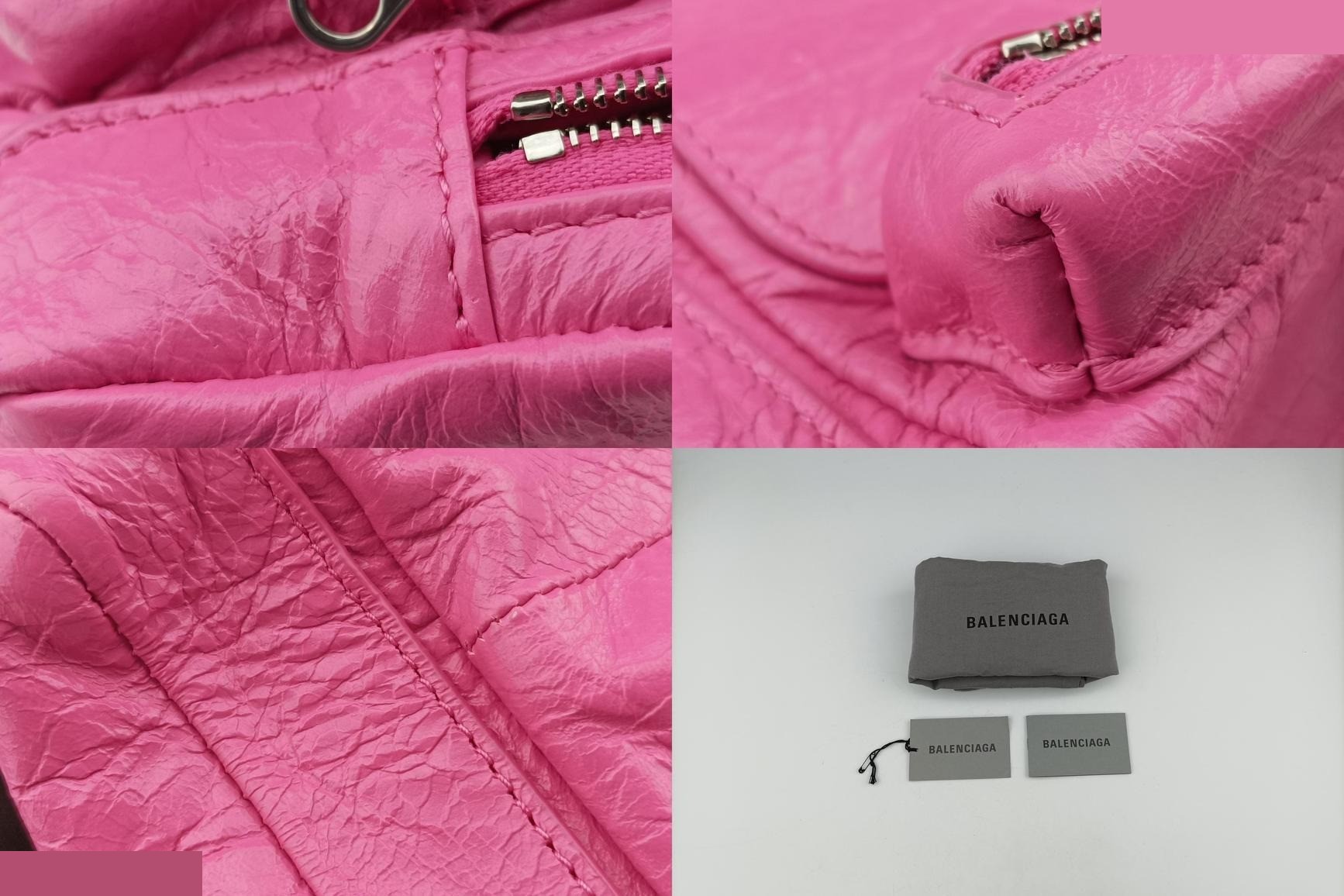 Super Busy XS Sling Bag, Leather, Pink — view 10