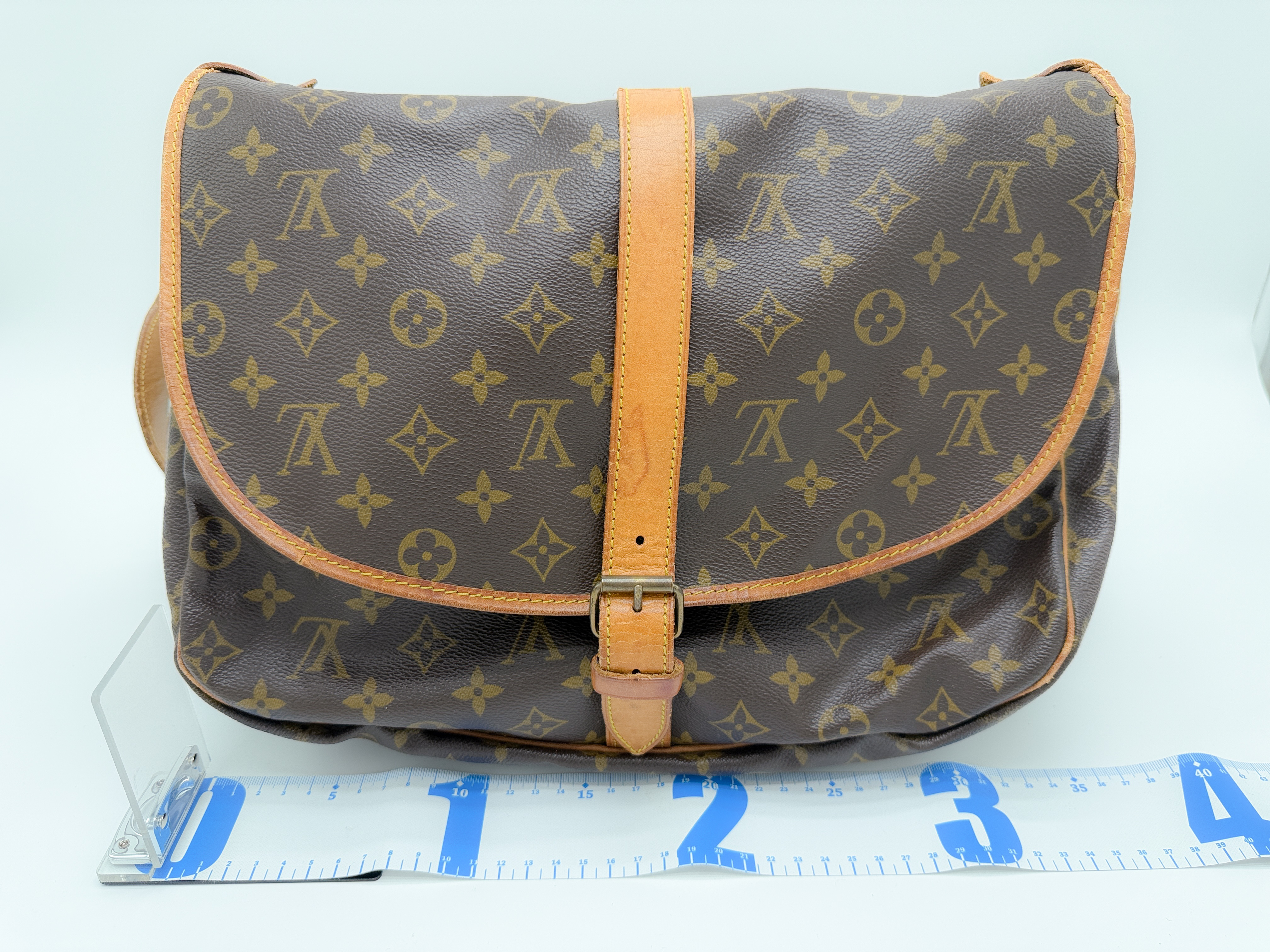 Monogram M42254 Saumur 35 AR1901 Shoulder Bag — view 2