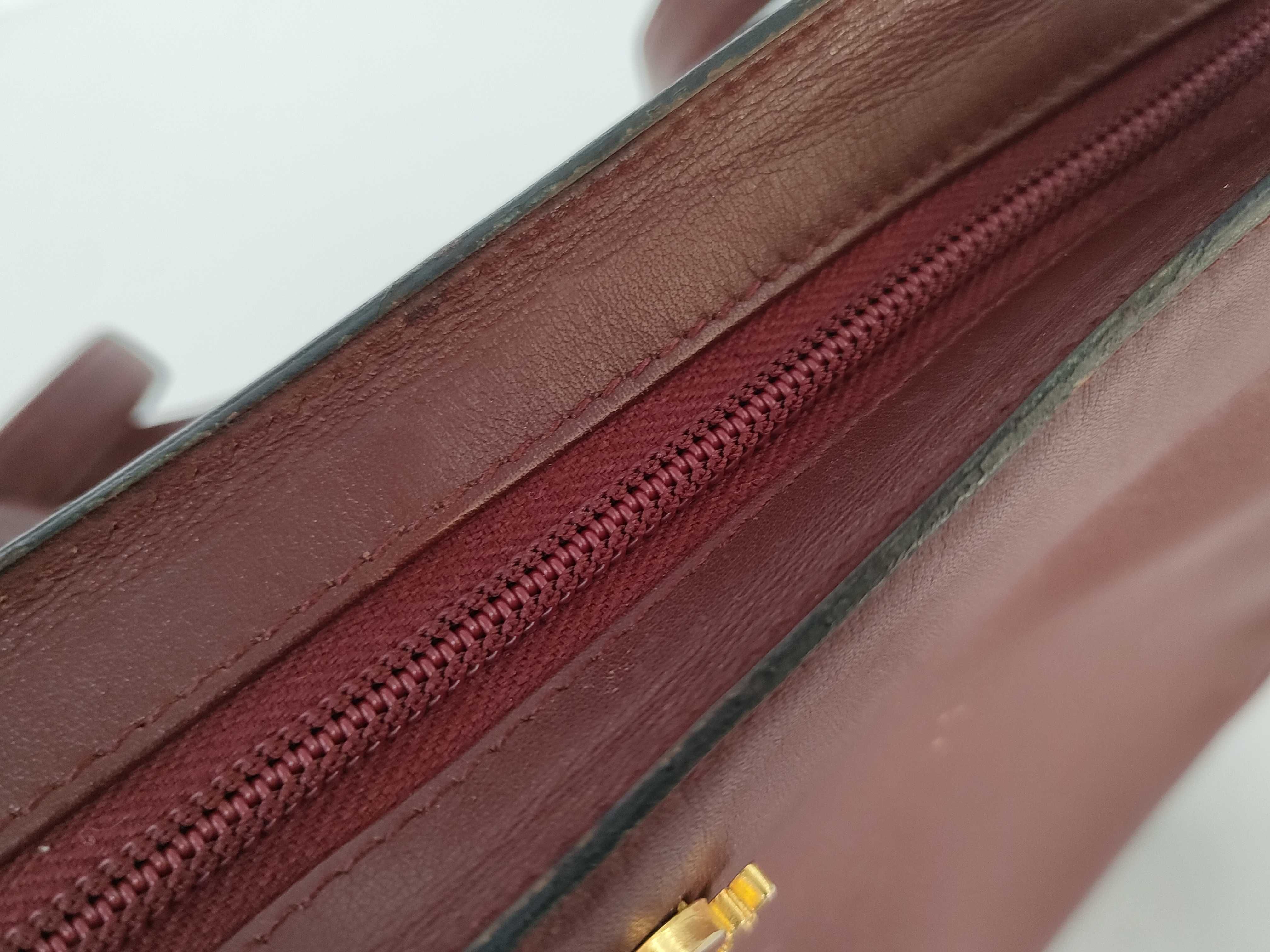 shoulder bag, leather, red. — view 8