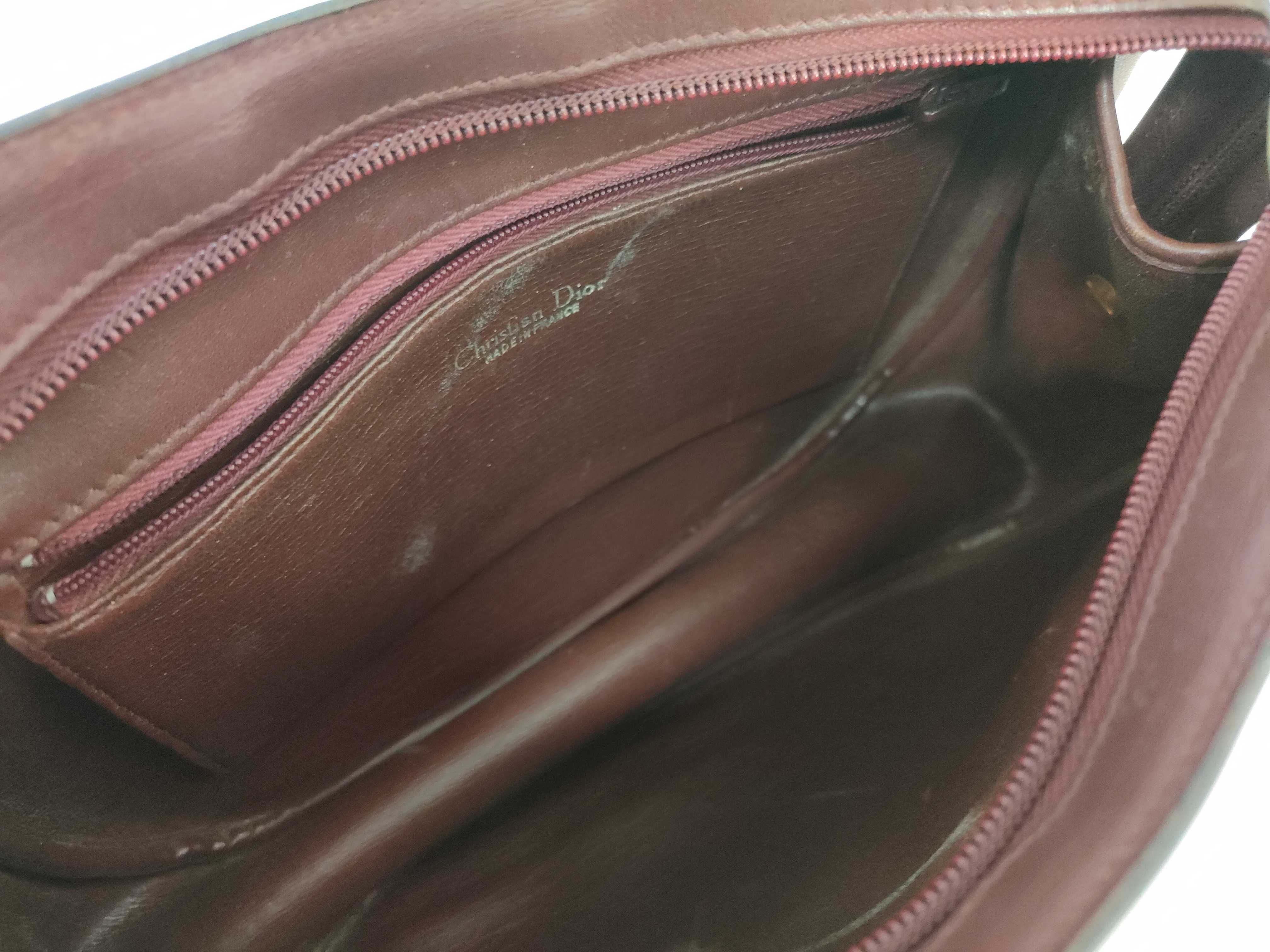 shoulder bag, leather, red. — view 9