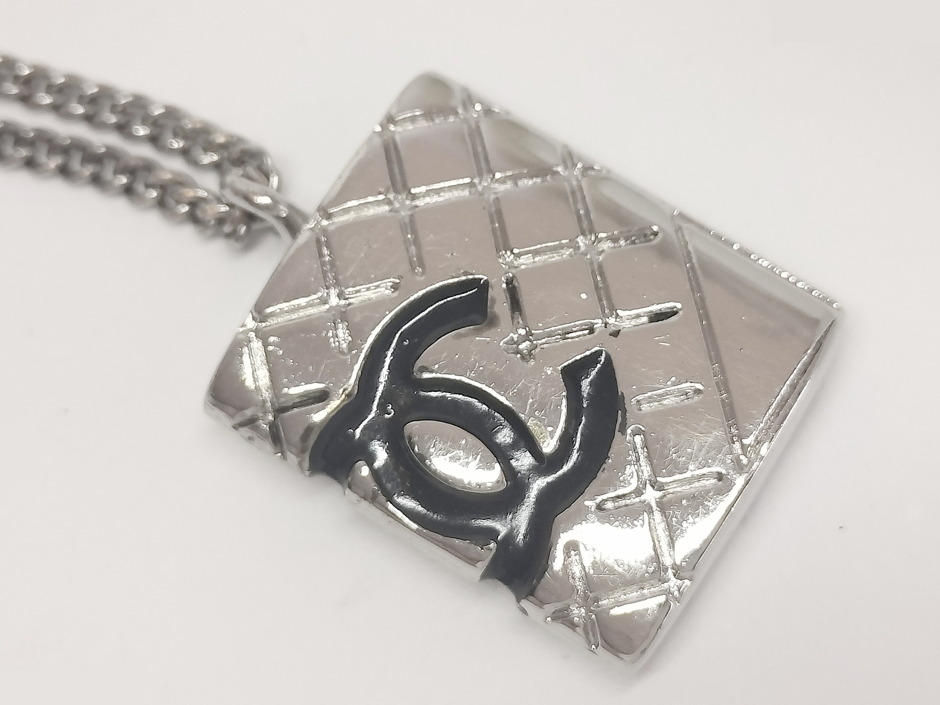 Coco Cambon Line Silver Necklace, Chain approx. 43cm — view 5