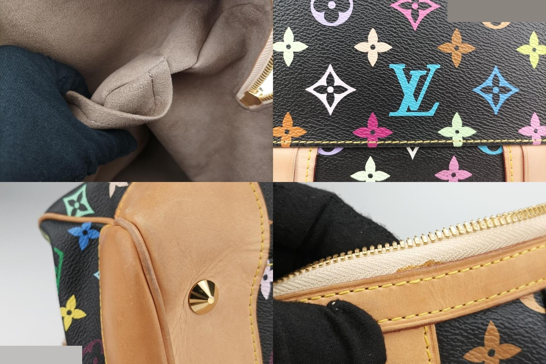 Courtney MM Monogram Multicolor Noir — view 8