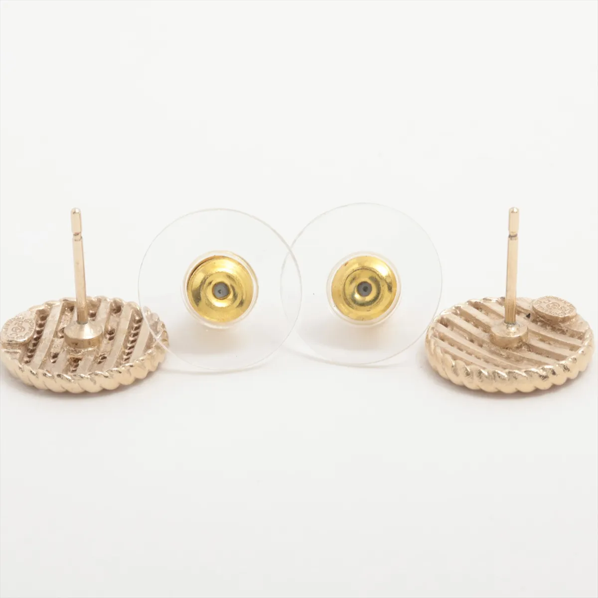 Coco Button F19C Earrings (Pair) GP Gold - — view 4