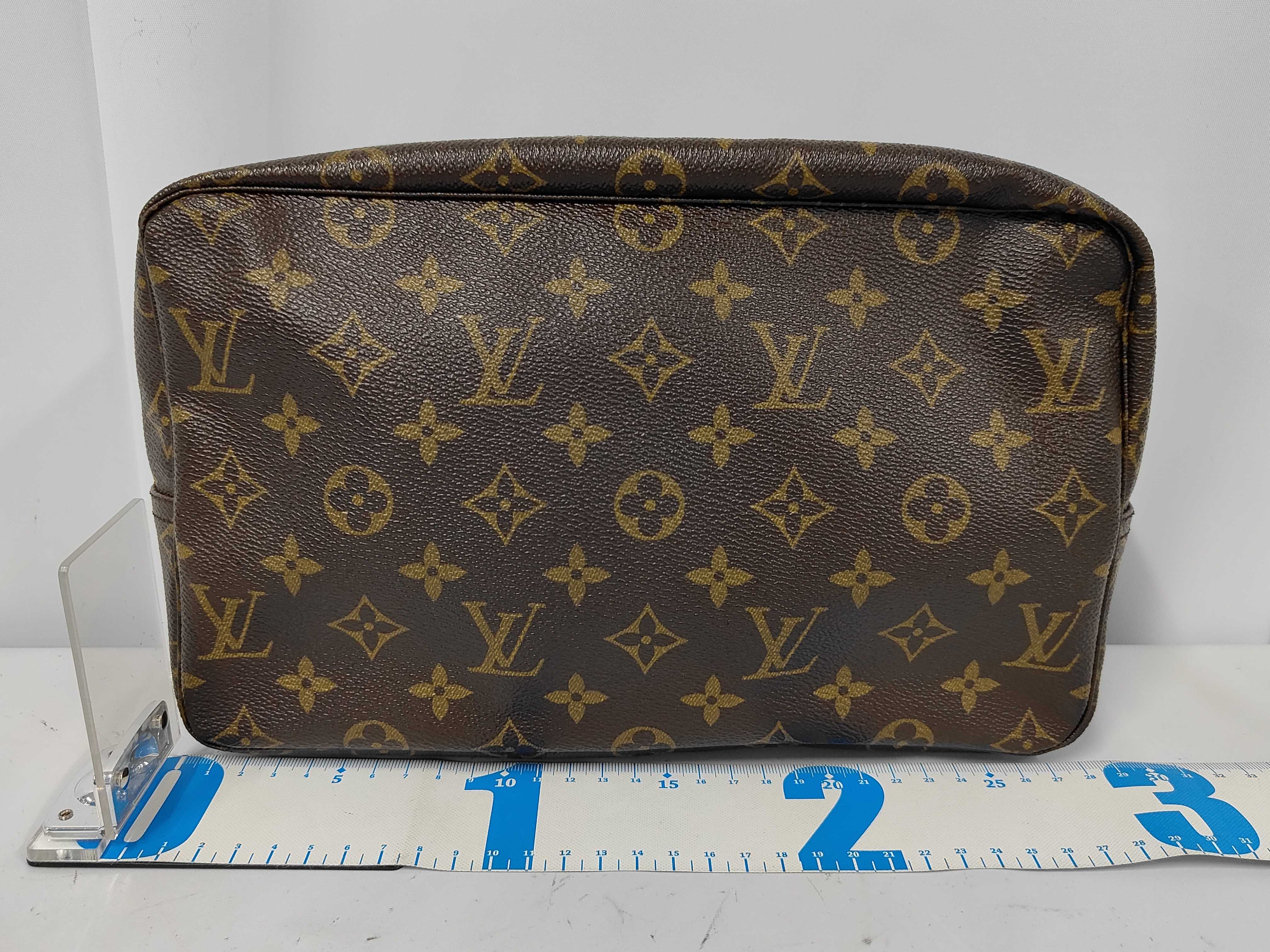 Monogram Toiletry Pouch, Small Item — view 2