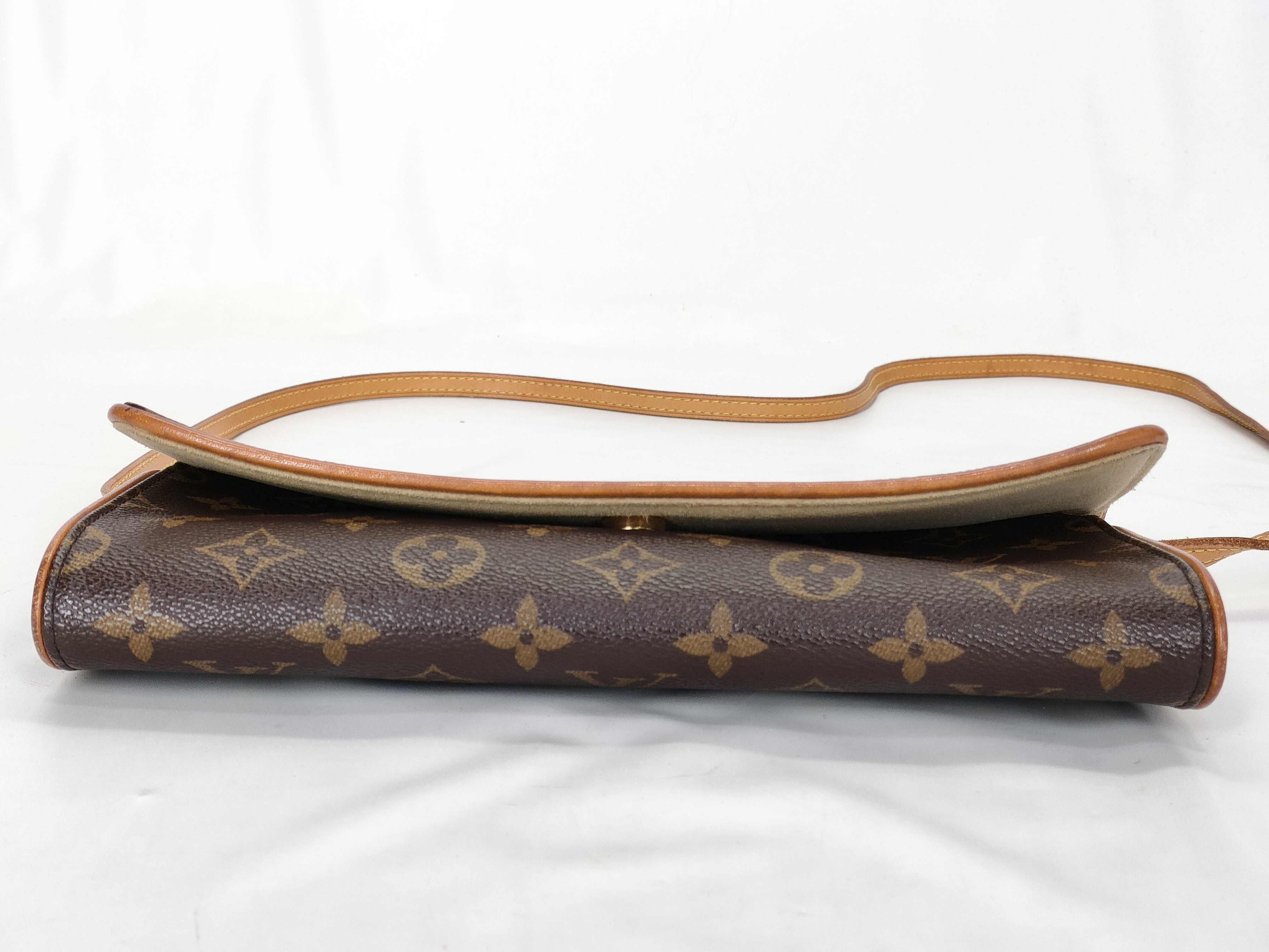 Monogram Pochette Twin PM M51854 Brown SD1010 Pouch — view 7