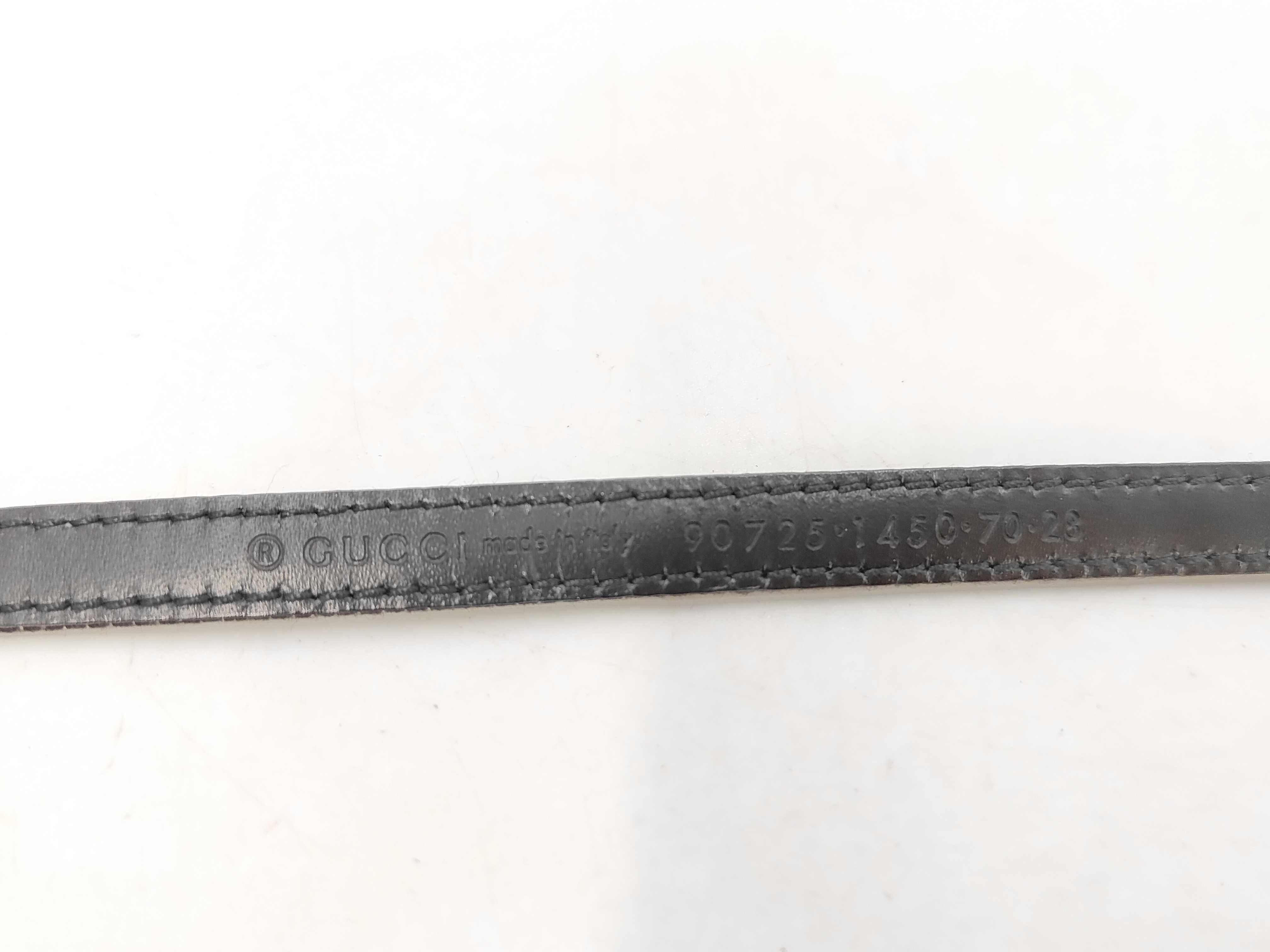 belt, denim, black, 90725・1450・70 belt — view 4