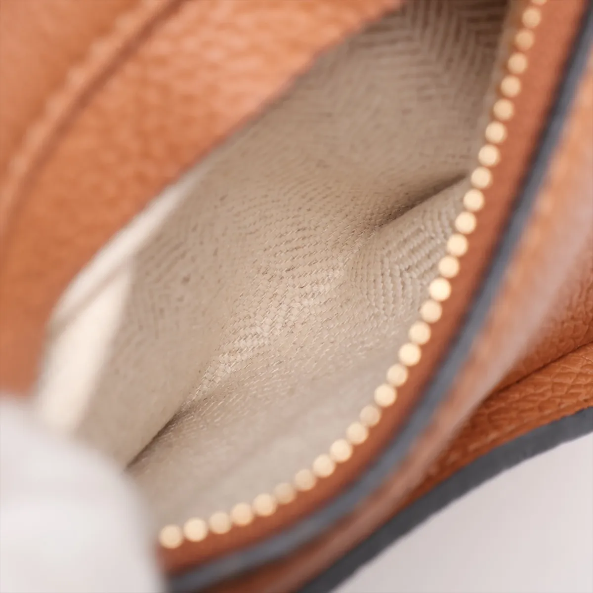 Hammock Compact Leather 2-Way Handbag, Brown — view 8
