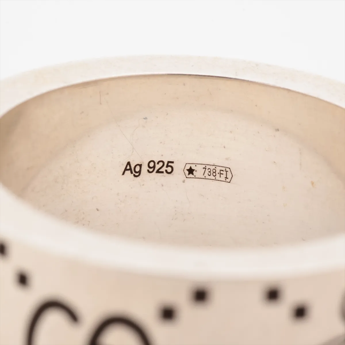 GG Bee Hachi Ring 14 925 12.4g Silver — view 3