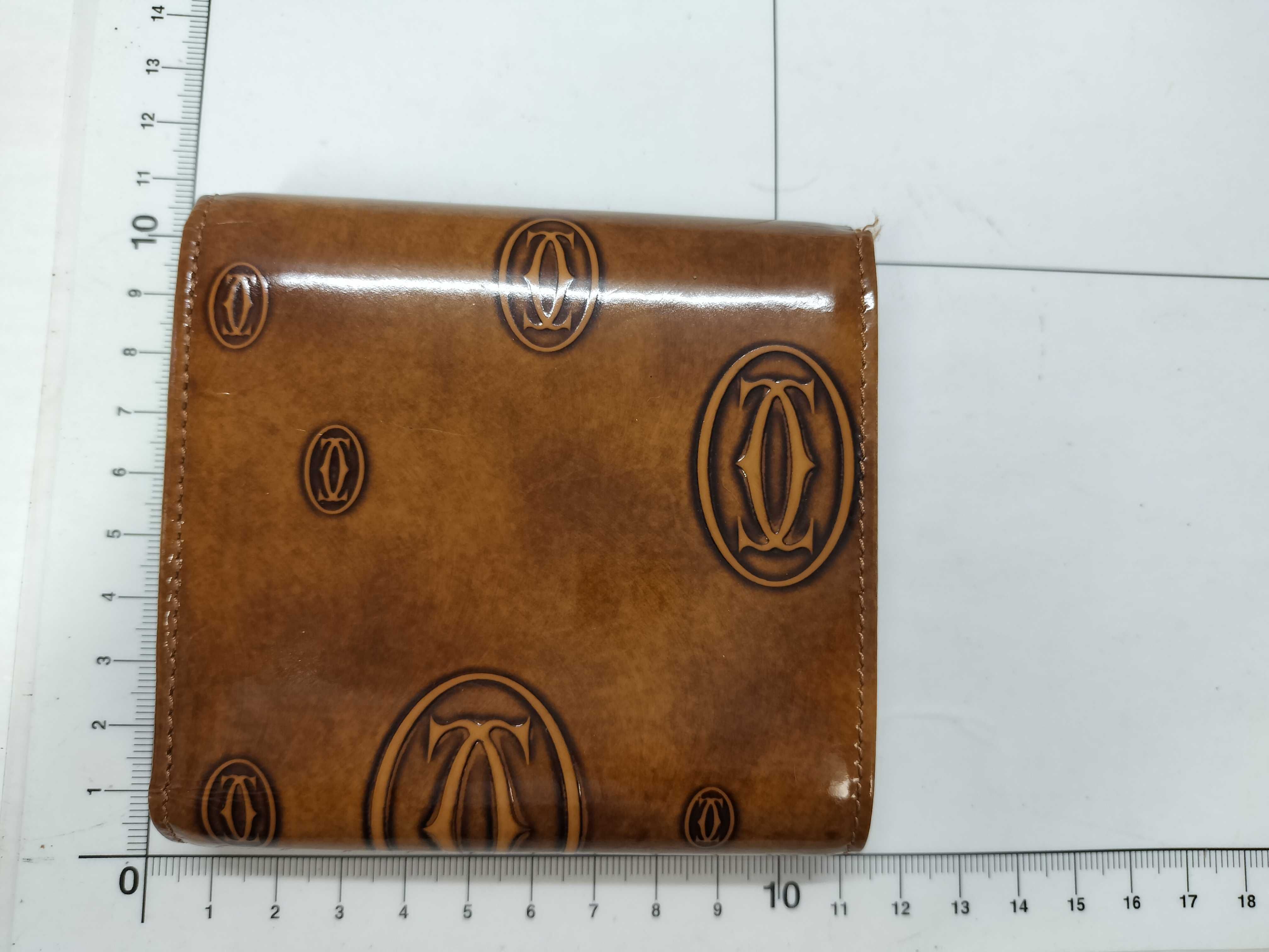 Happy Birthday / Bi-fold wallet / Enamel / Brown / Authenticity verified — view 2