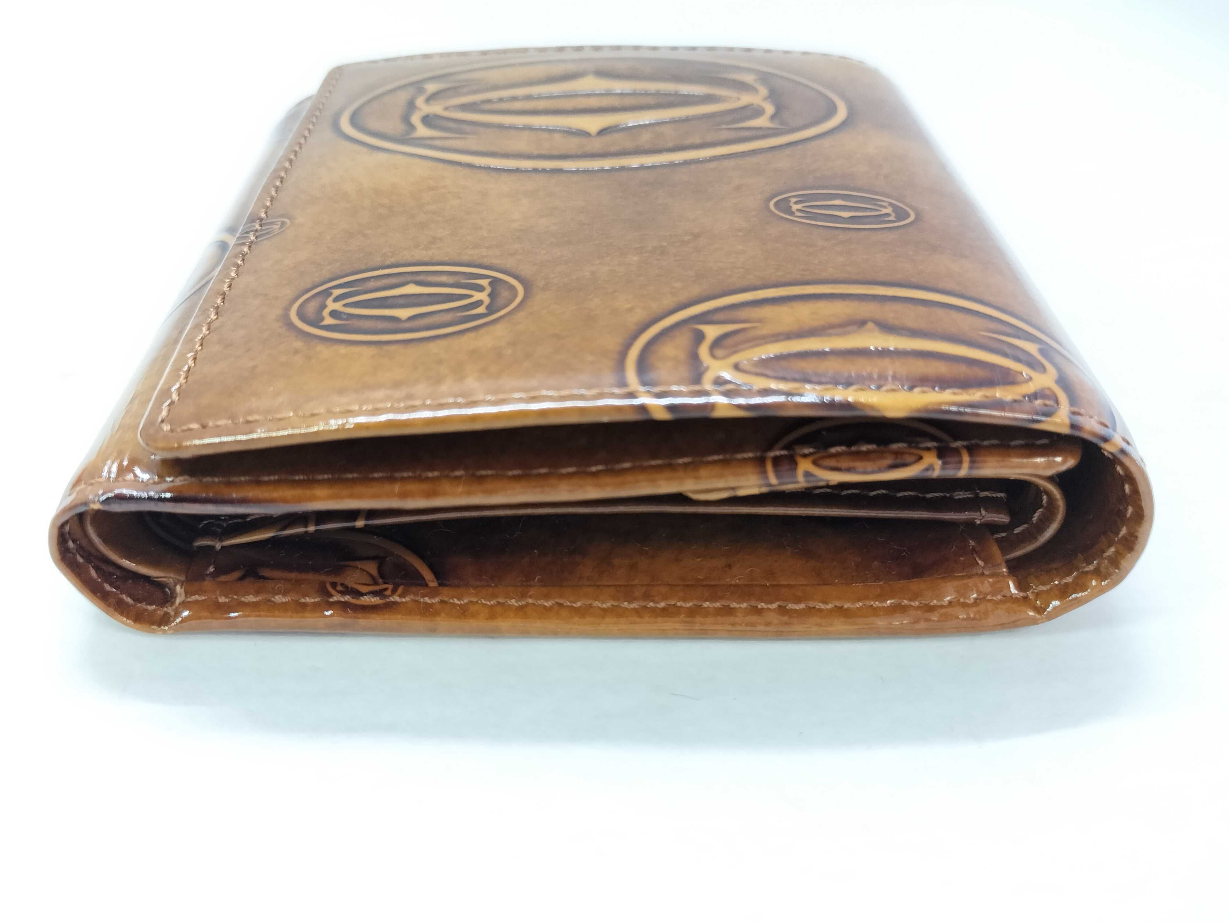 Happy Birthday / Bi-fold wallet / Enamel / Brown / Authenticity verified — view 5