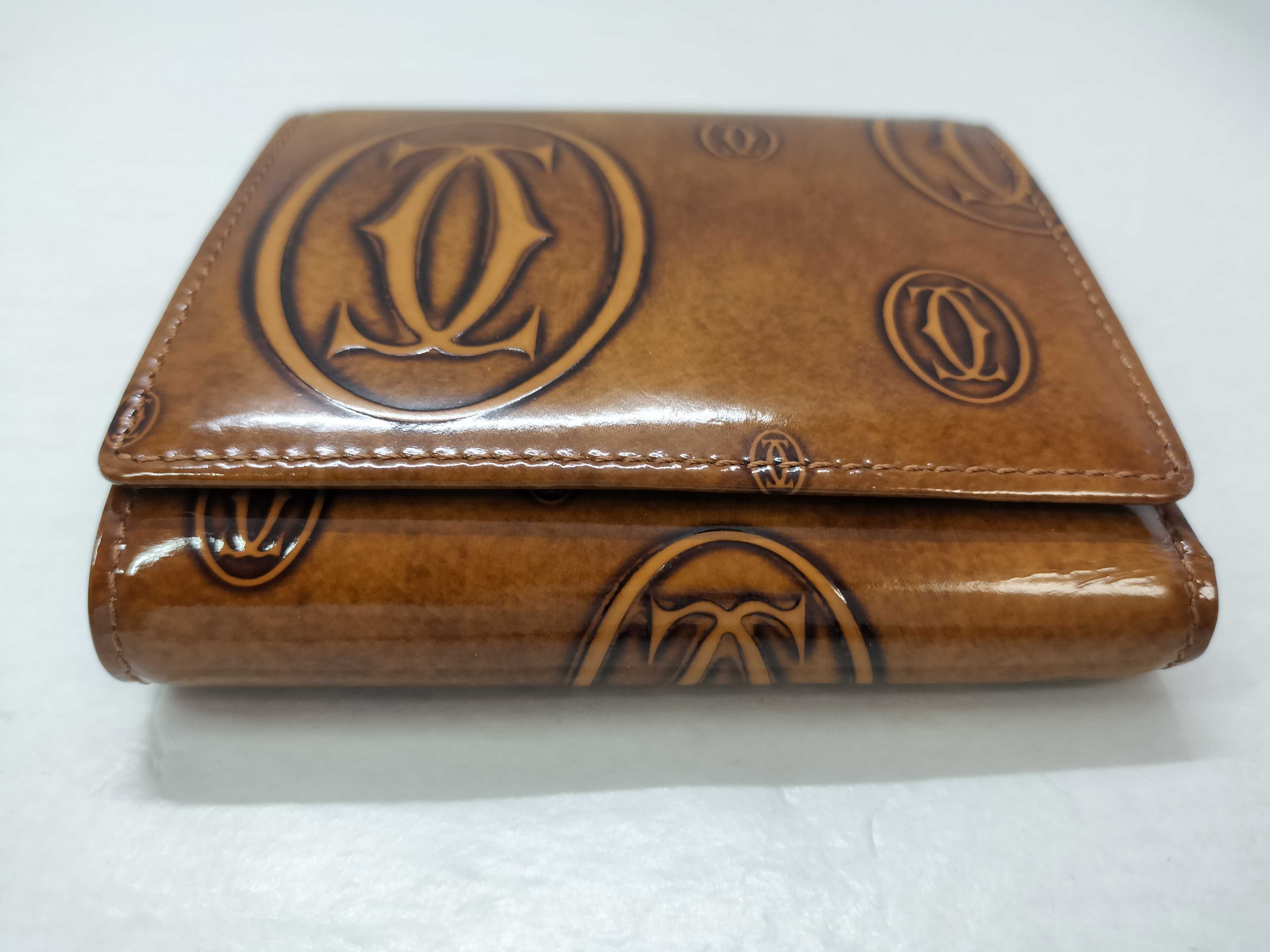 Happy Birthday / Bi-fold wallet / Enamel / Brown / Authenticity verified — view 6