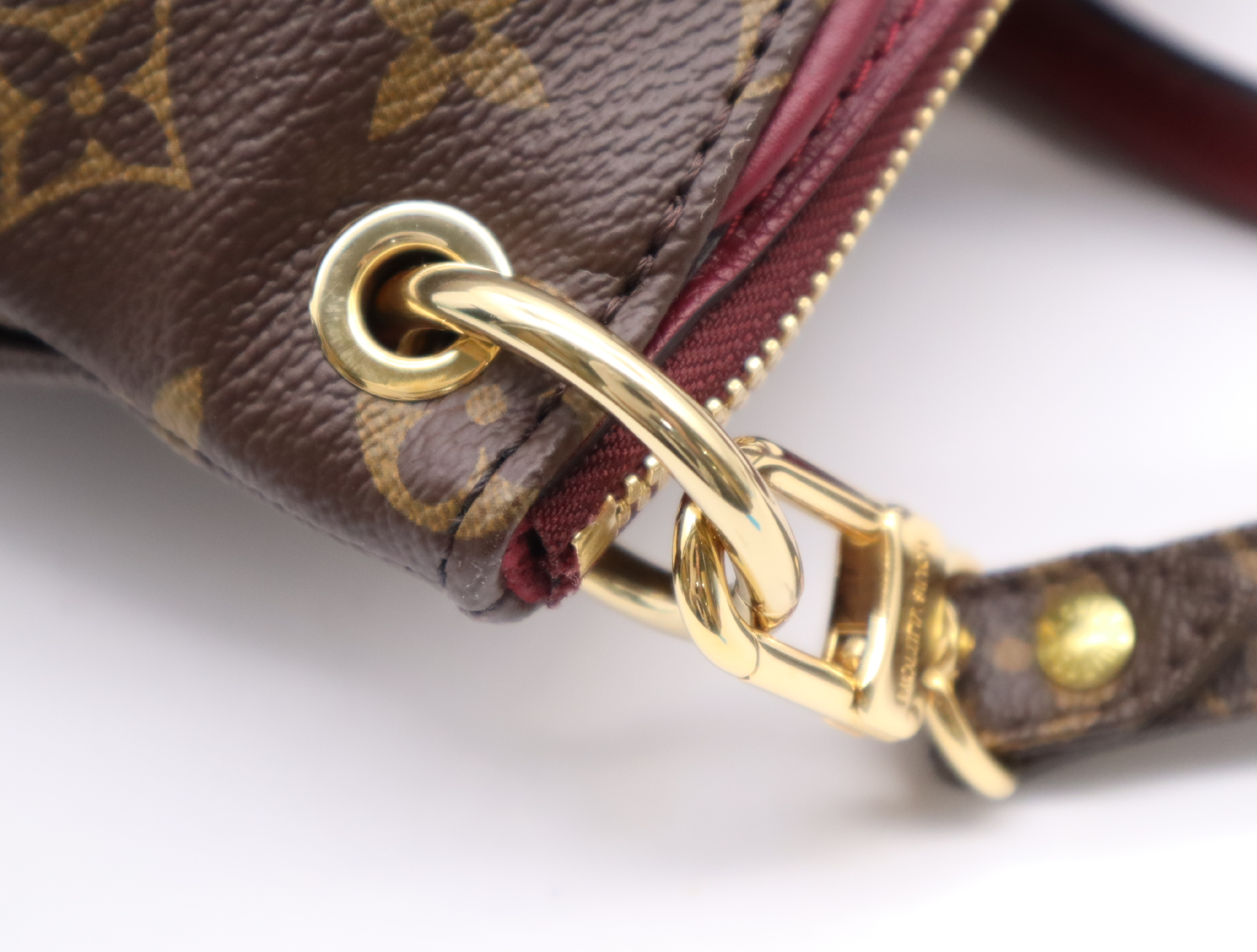 M43705 Monogram Pallas Rose Bruyère Handbag with Shoulder Strap and Dust Bag — view 8