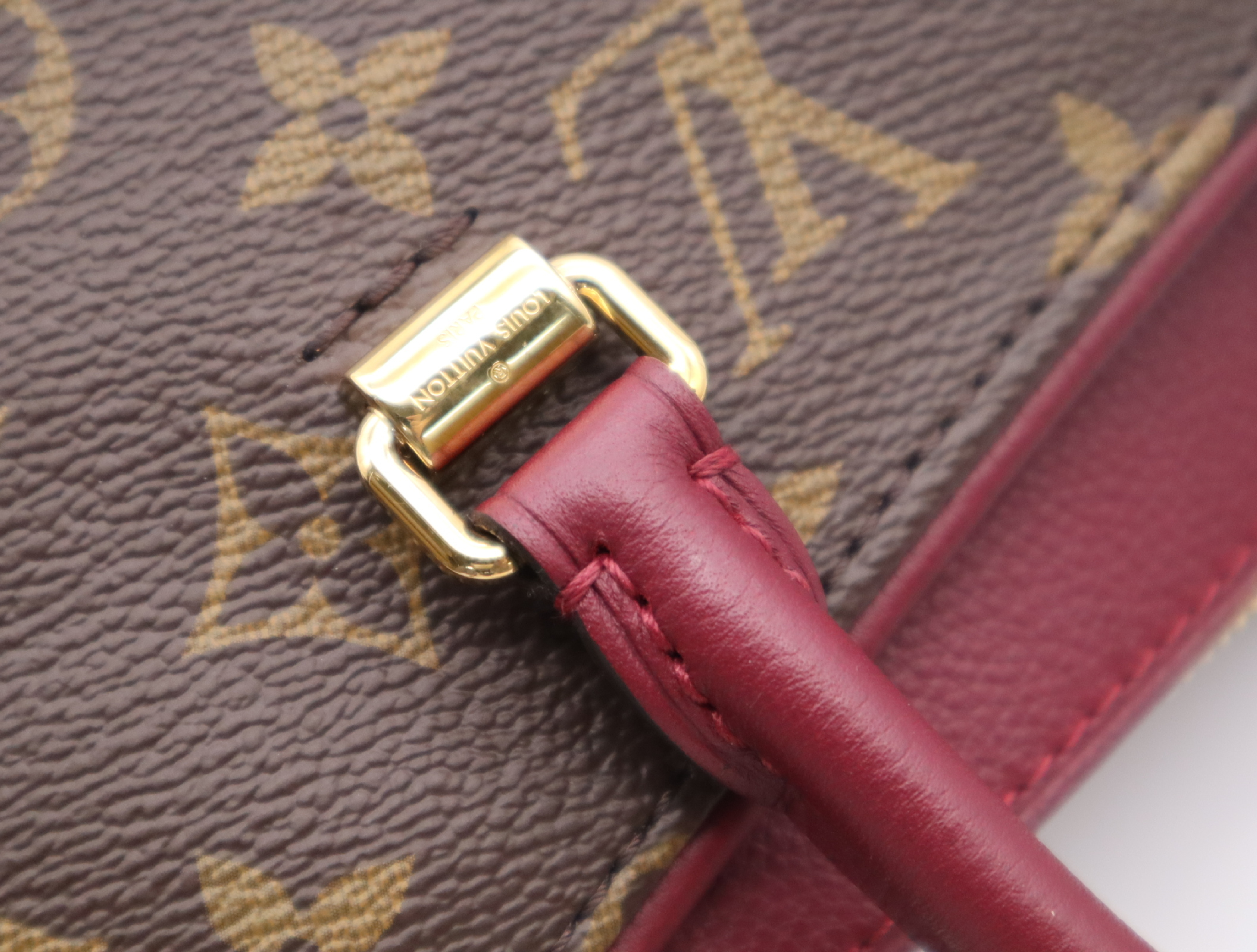 M43705 Monogram Pallas Rose Bruyère Handbag with Shoulder Strap and Dust Bag — view 9