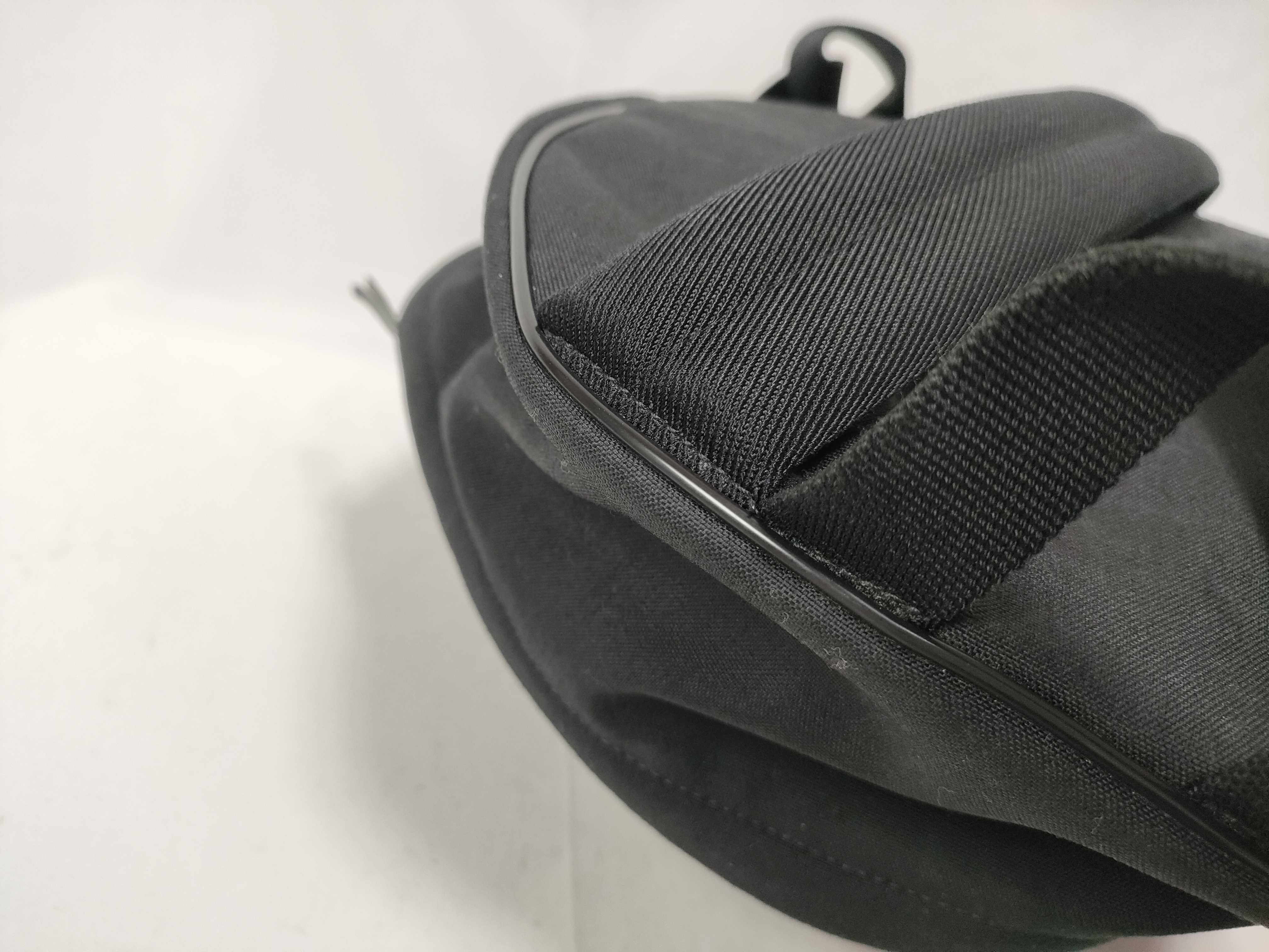 City Canvas x Leather Backpack/Rucksack, Black, 534967 — view 11