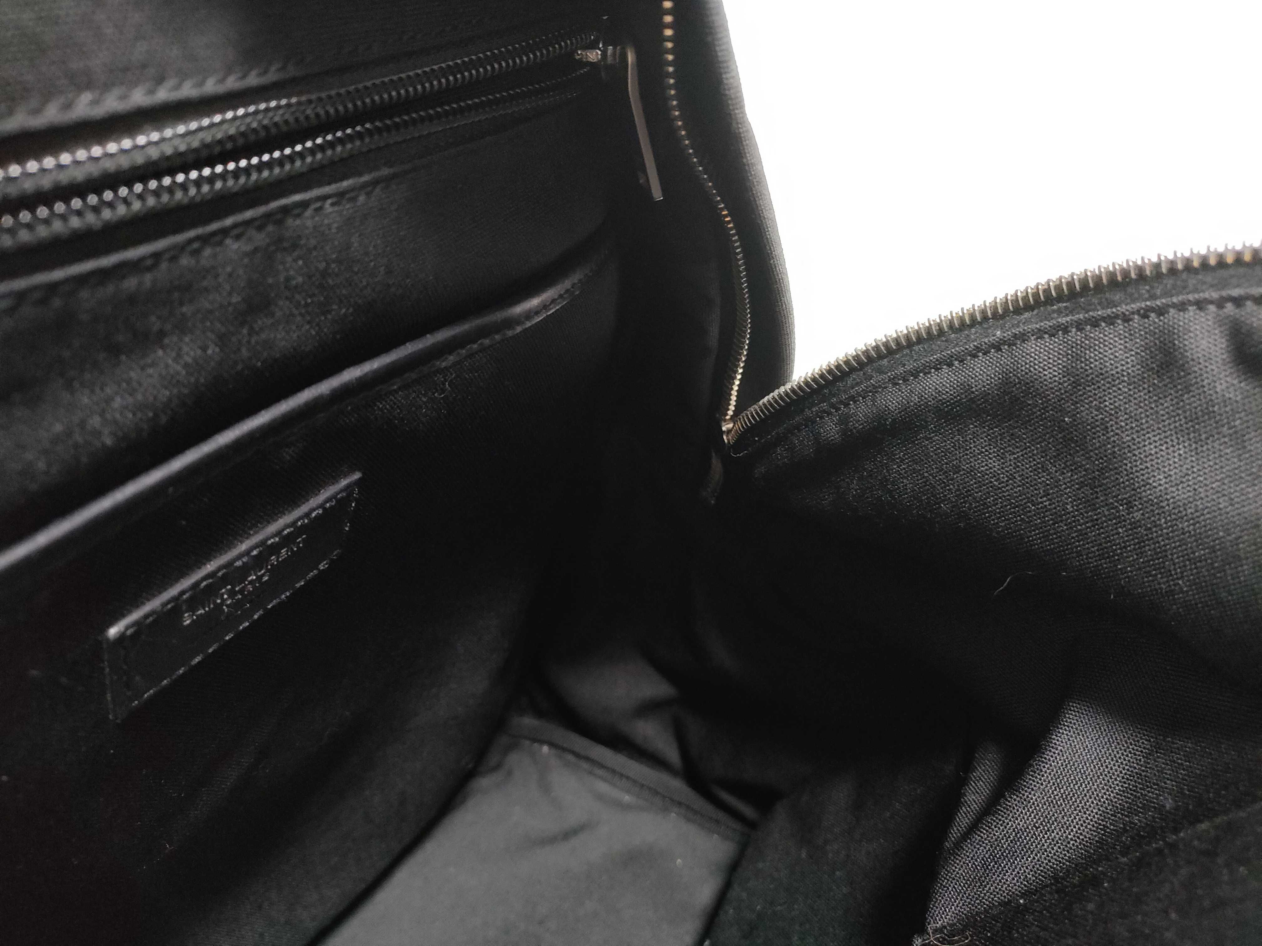 City Canvas x Leather Backpack/Rucksack, Black, 534967 — view 14
