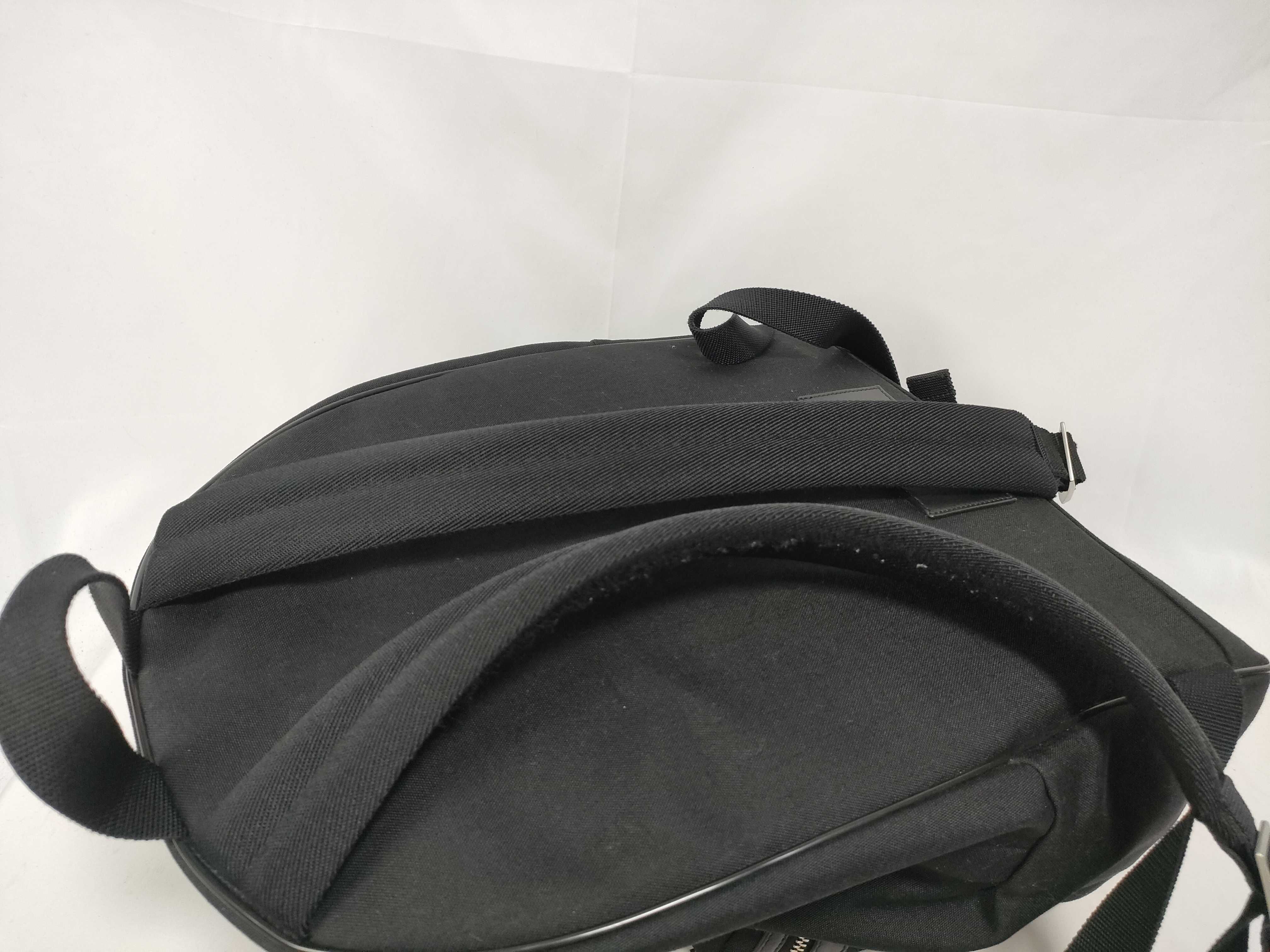 City Canvas x Leather Backpack/Rucksack, Black, 534967 — view 10