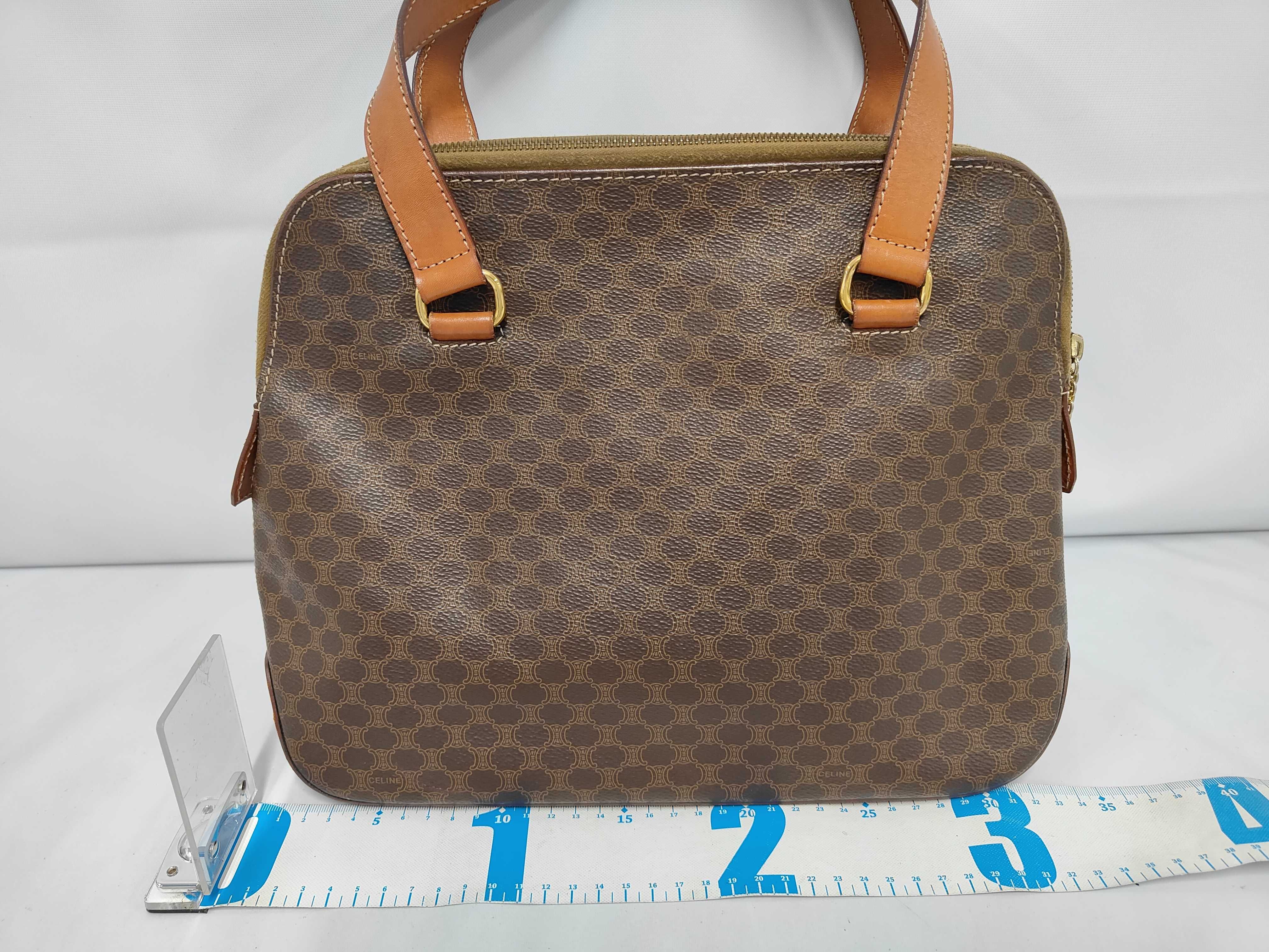Macadam pattern shoulder bag, brown shoulder bag — view 2