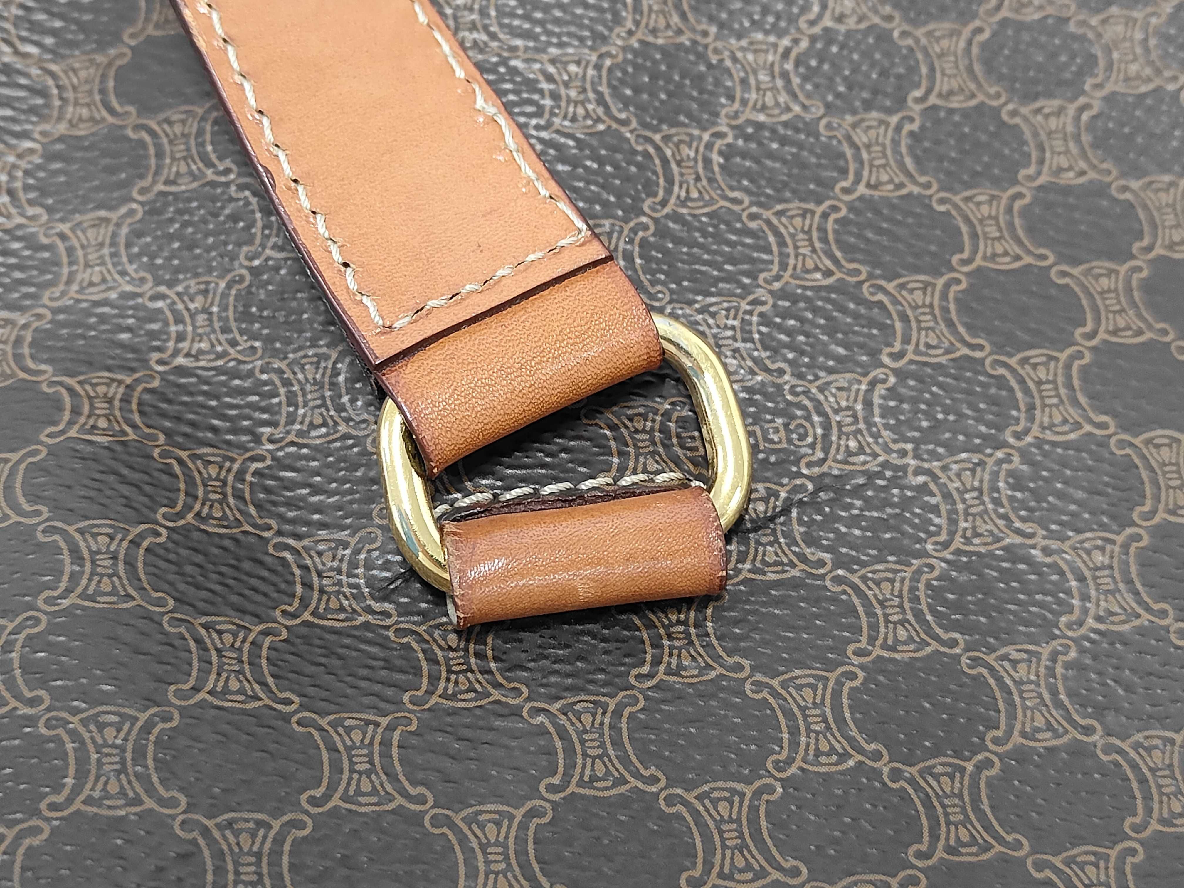 Macadam pattern shoulder bag, brown shoulder bag — view 7