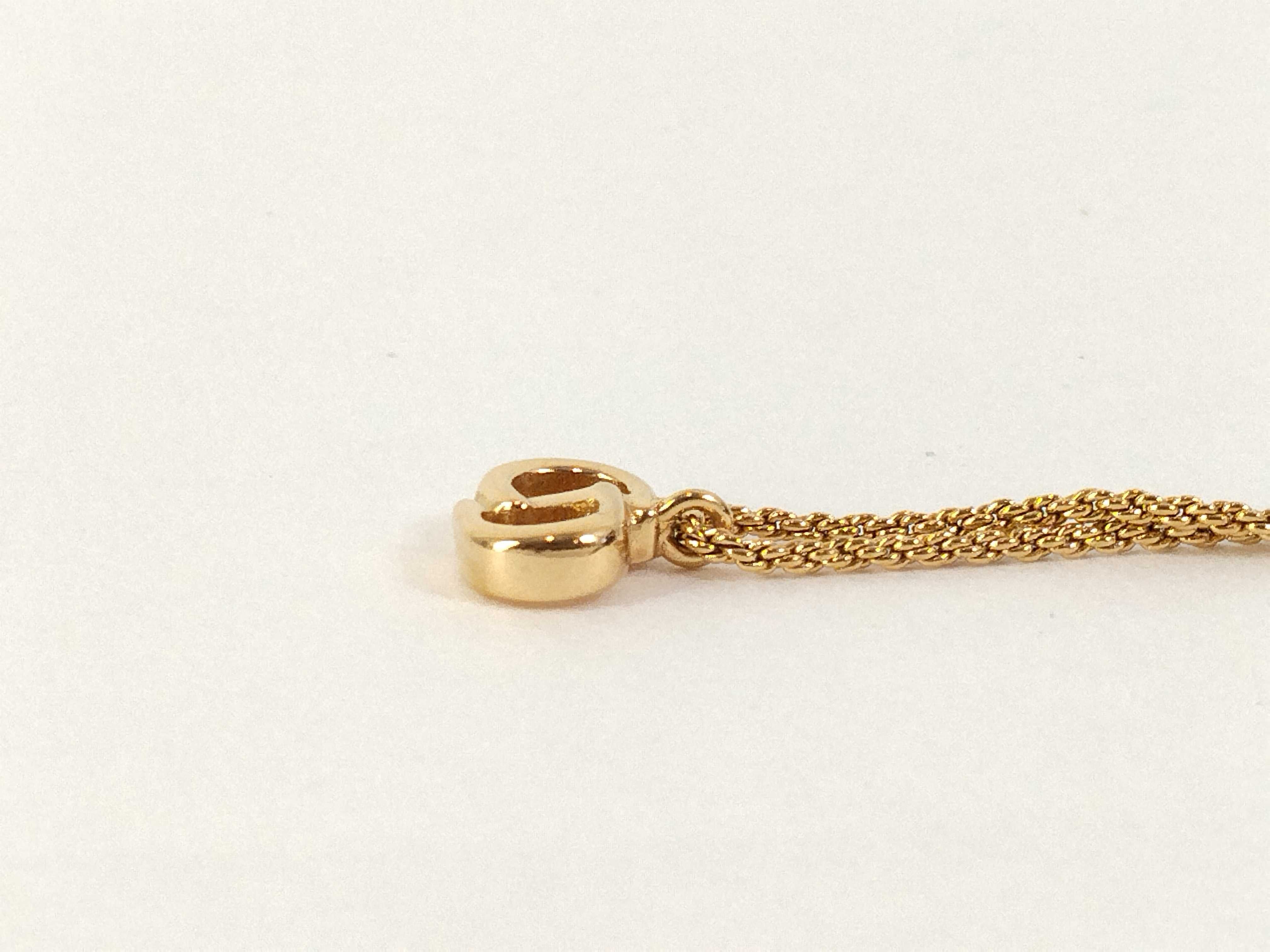Necklace CD Logo GP Gold Color Necklace — view 5