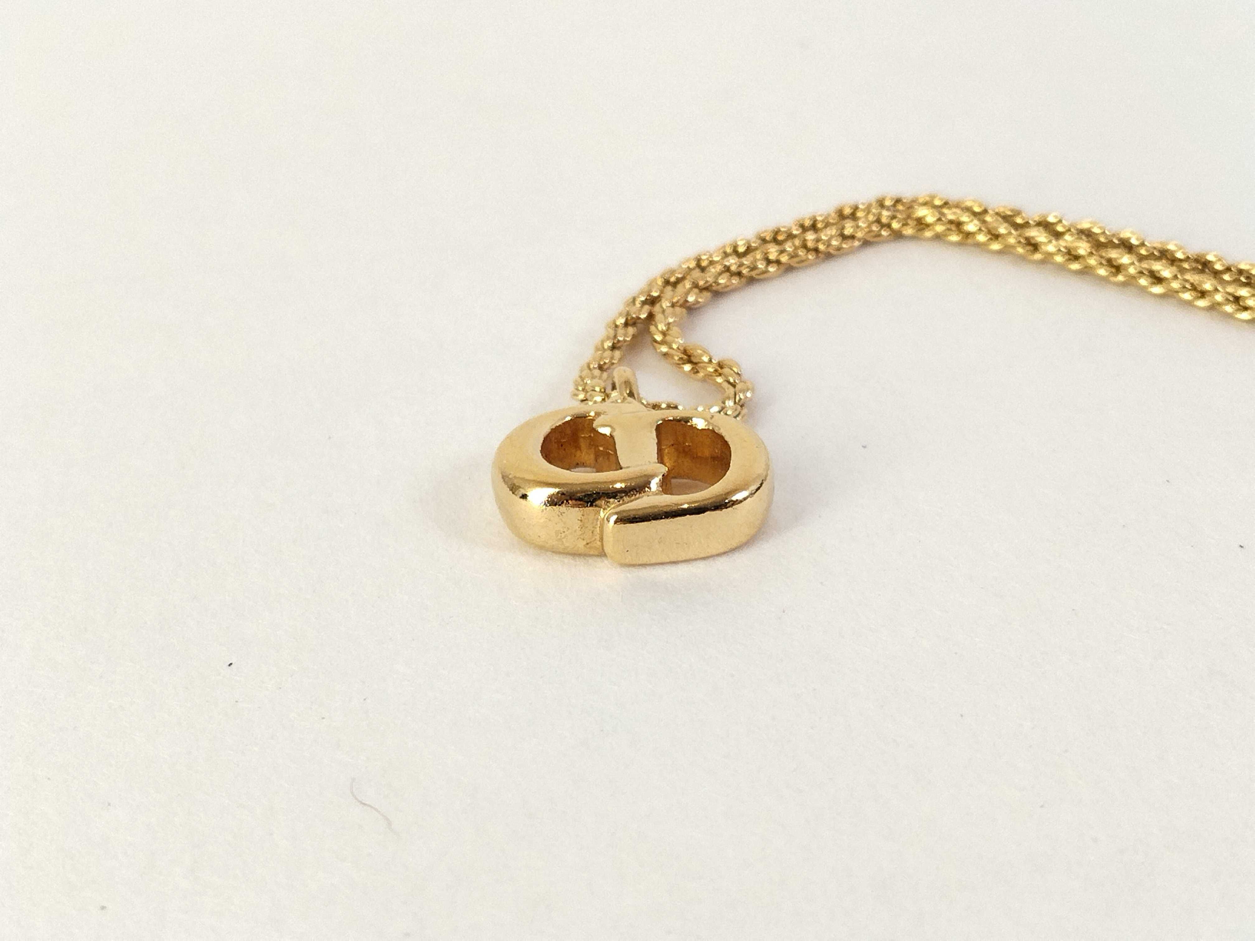 Necklace CD Logo GP Gold Color Necklace — view 10