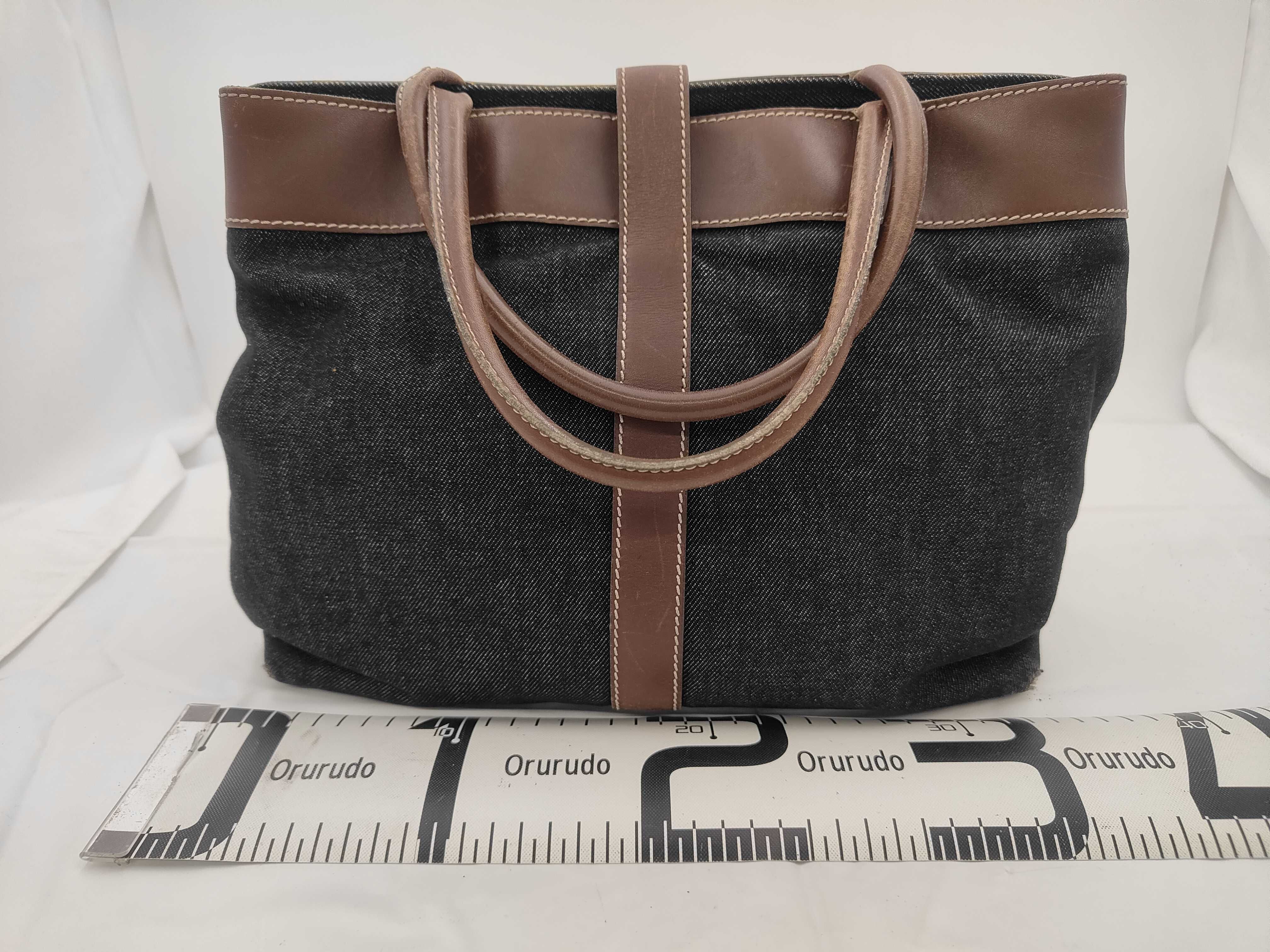 denim tote bag — view 2