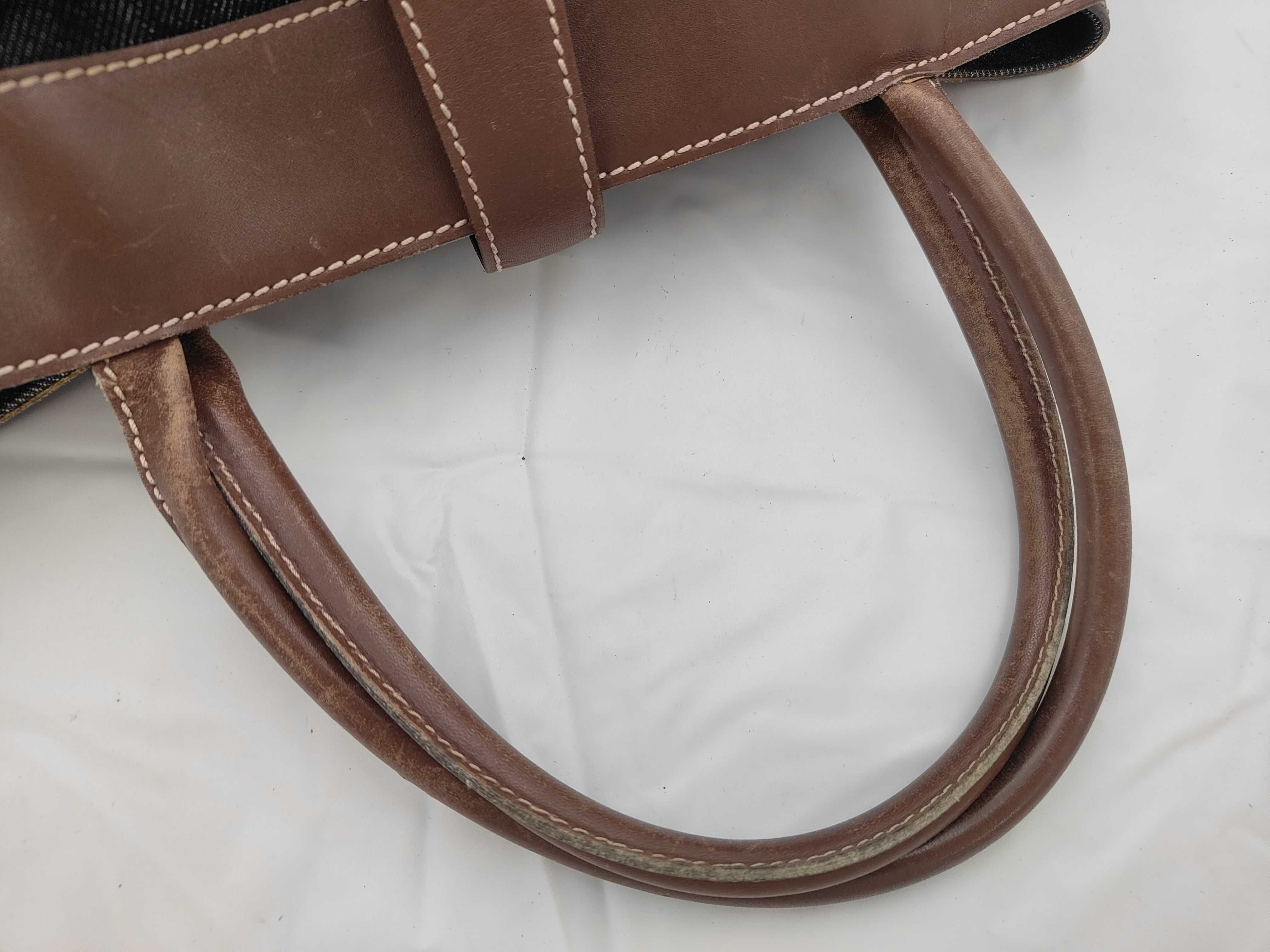 denim tote bag — view 3