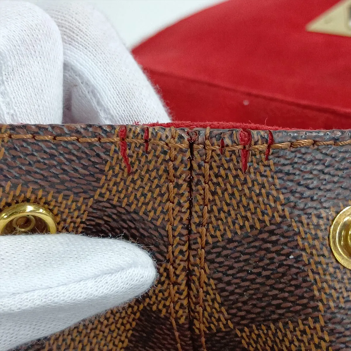 Damier Bergamo MM N41168 FL0122 Brown — view 15