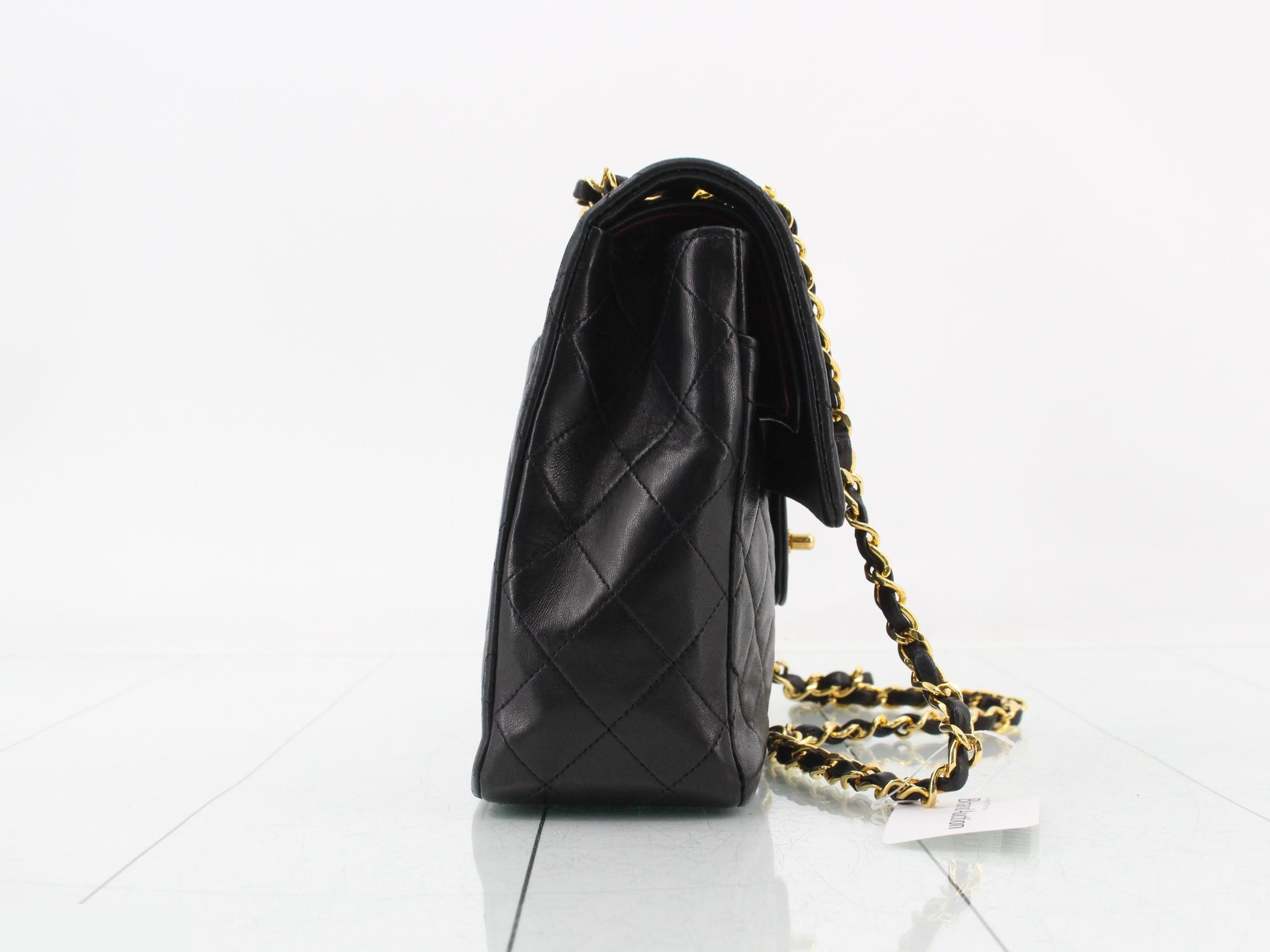 Lambskin Matelassé 25 Double Flap Double Chain Shoulder Bag — view 4