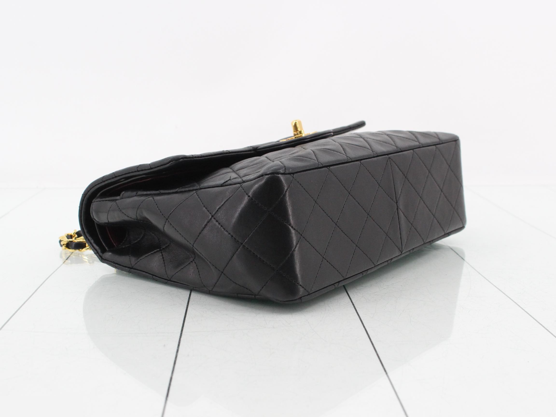 Lambskin Matelassé 25 Double Flap Double Chain Shoulder Bag — view 5