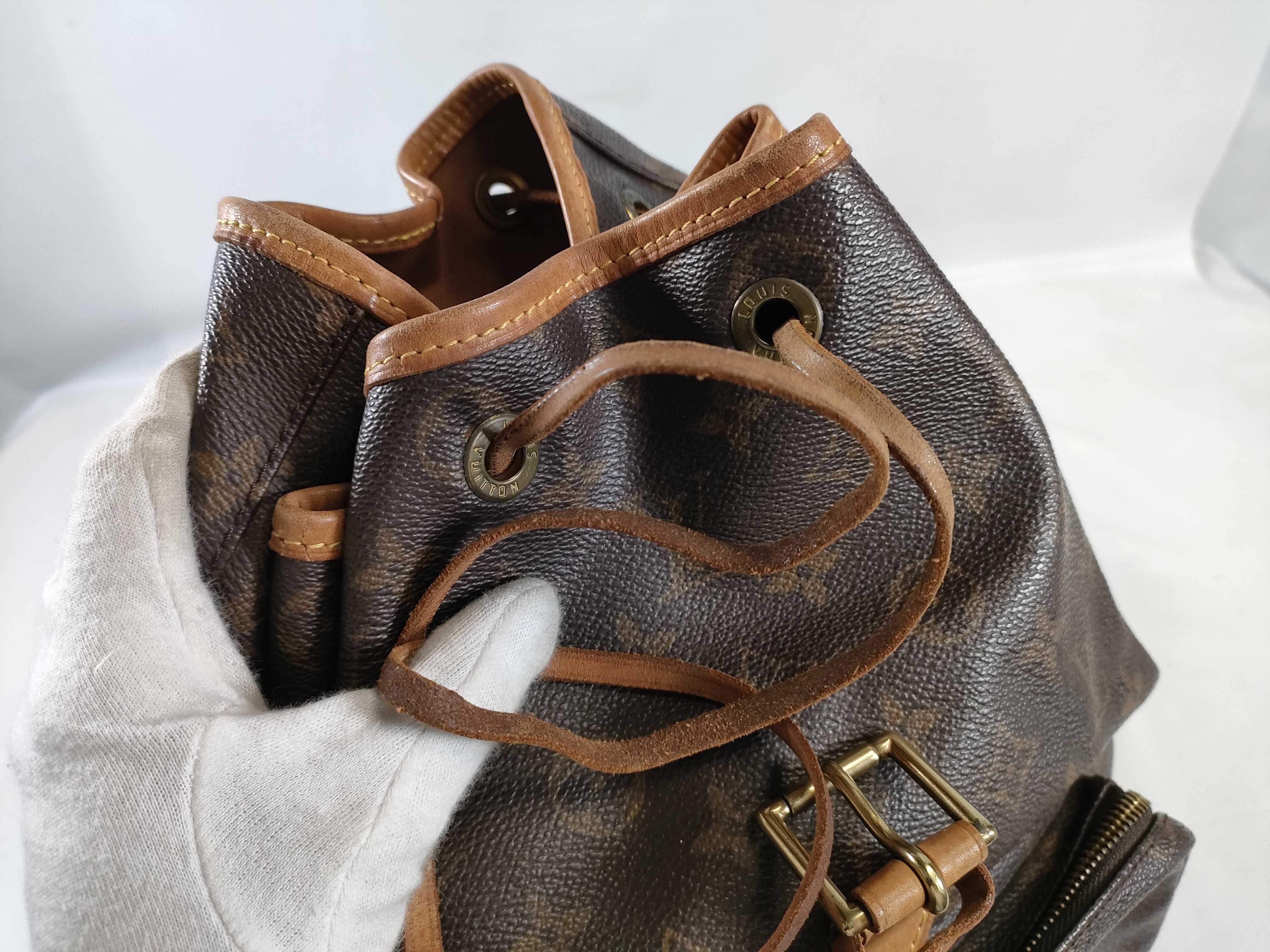 Monogram Louis Vuitton Monogram Backpack Montsouris GM M51135 Backpack — view 9