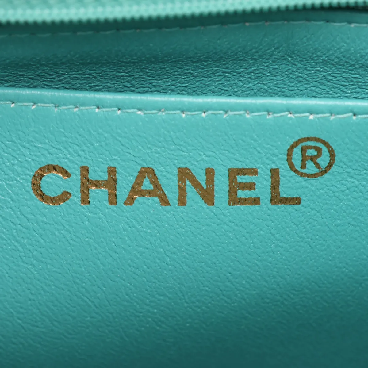 Matelassé Lambskin Chain Shoulder Bag, Green, Green Hardware, 5388633, Series 5 — view 10