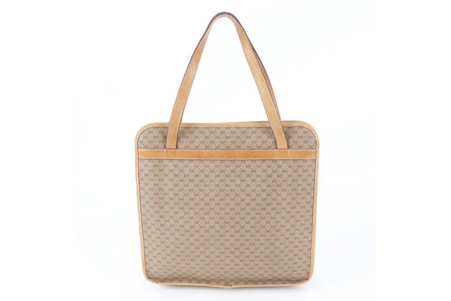 Micro GG Leather Tote Bag, Shoulder Bag — view 3