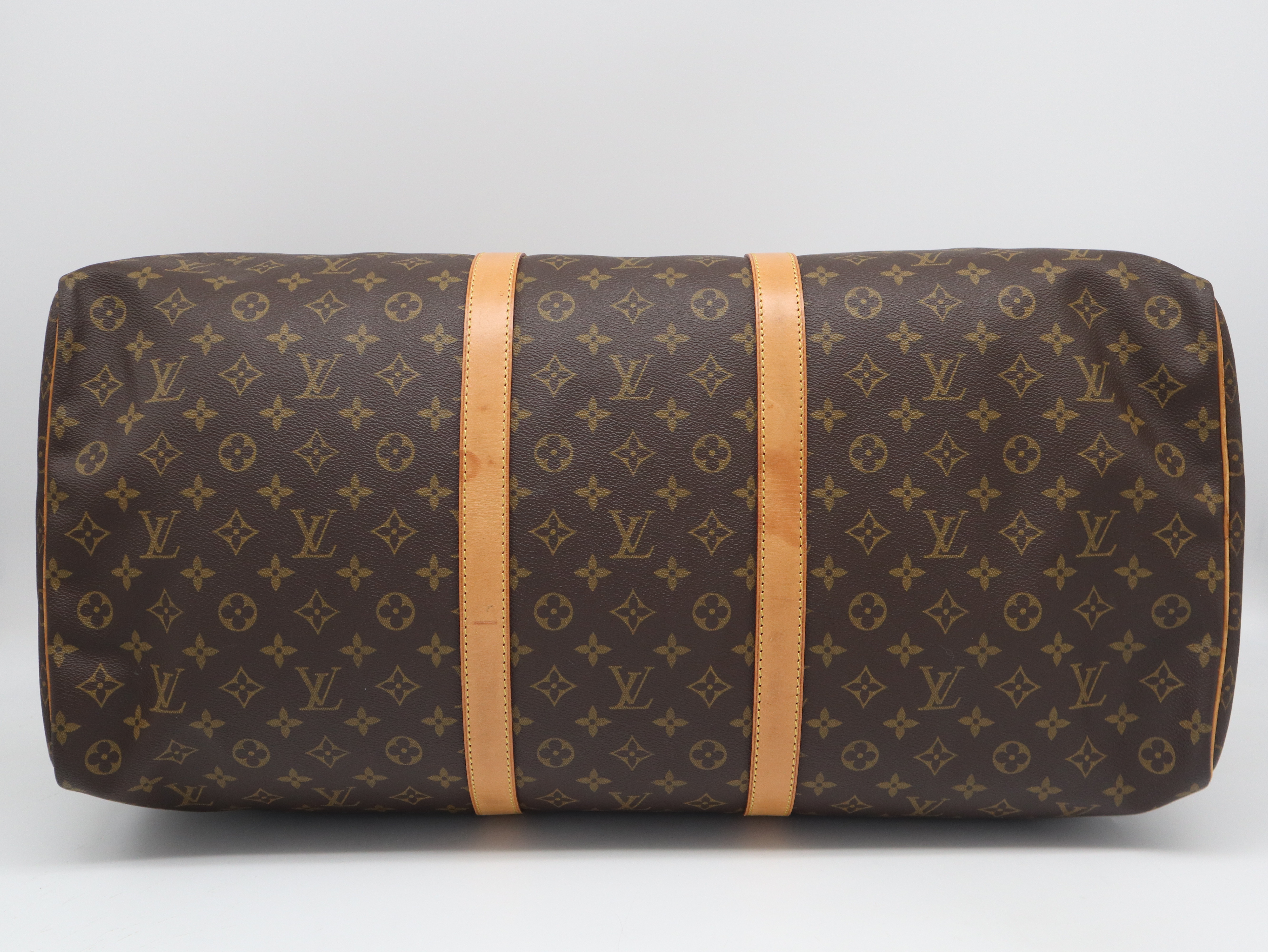 M41422 Monogram Keepall 60 Boston Bag with Name Tag and Handle — view 5