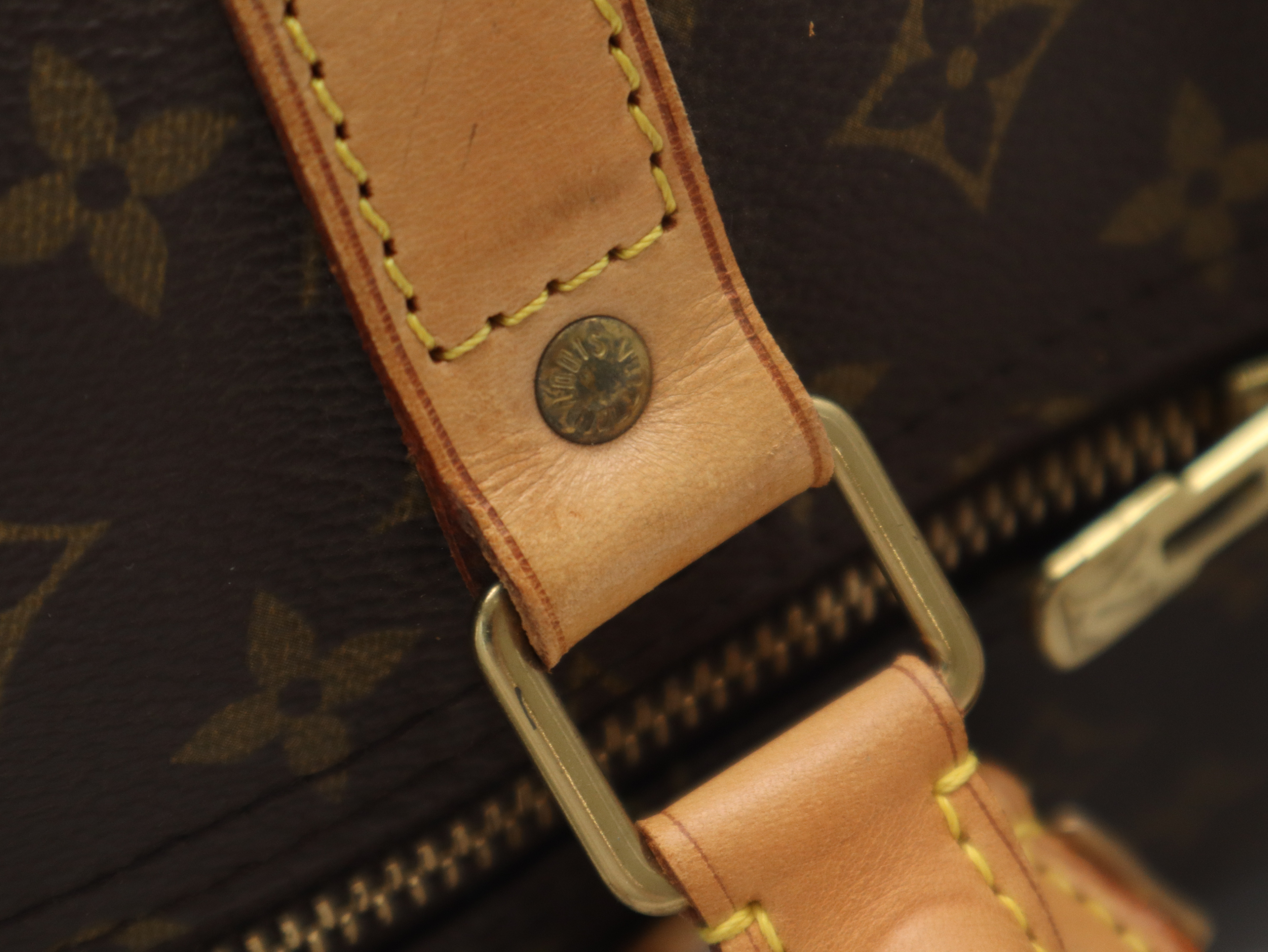 M41422 Monogram Keepall 60 Boston Bag with Name Tag and Handle — view 7