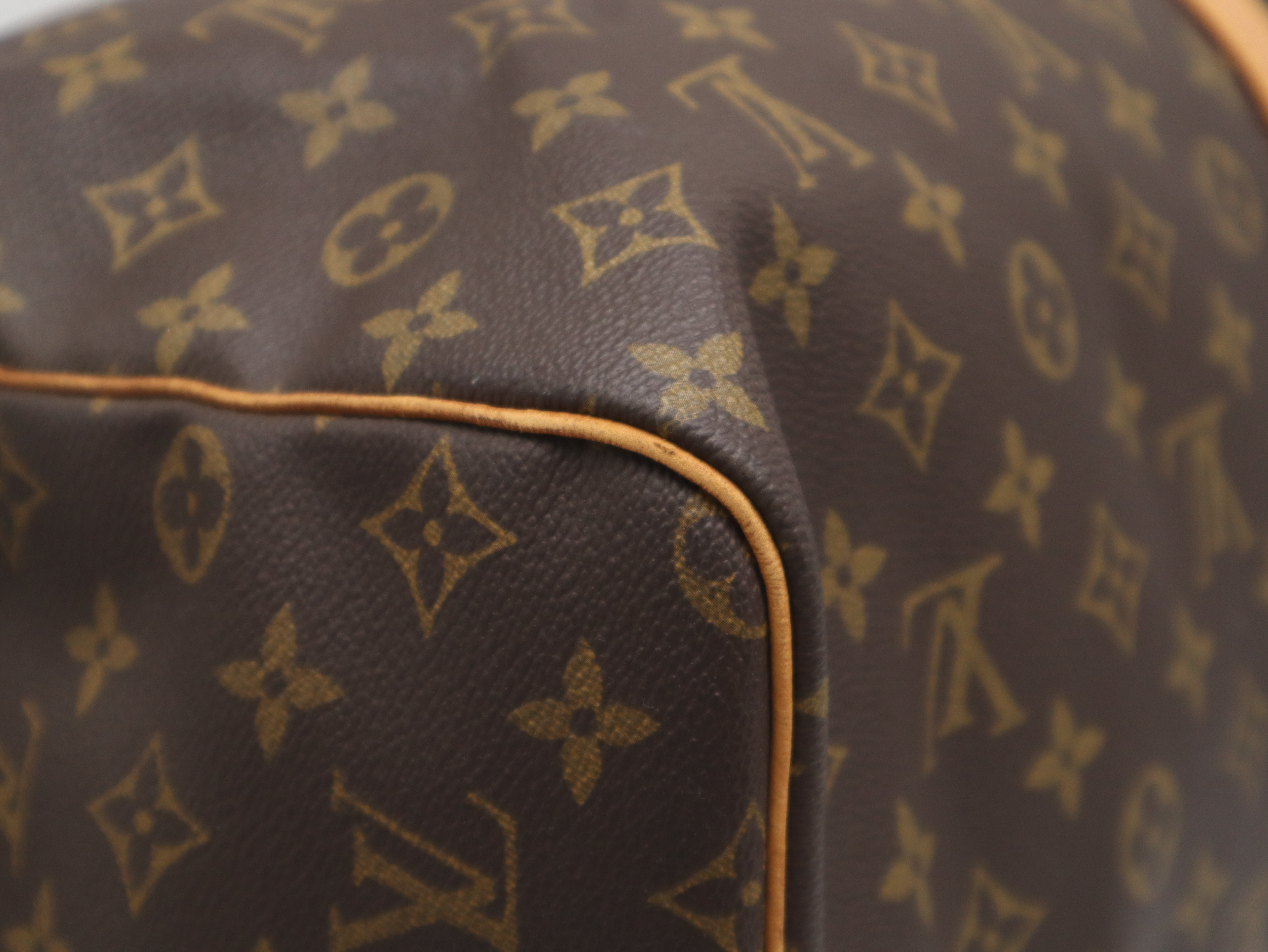 M41422 Monogram Keepall 60 Boston Bag with Name Tag and Handle — view 9