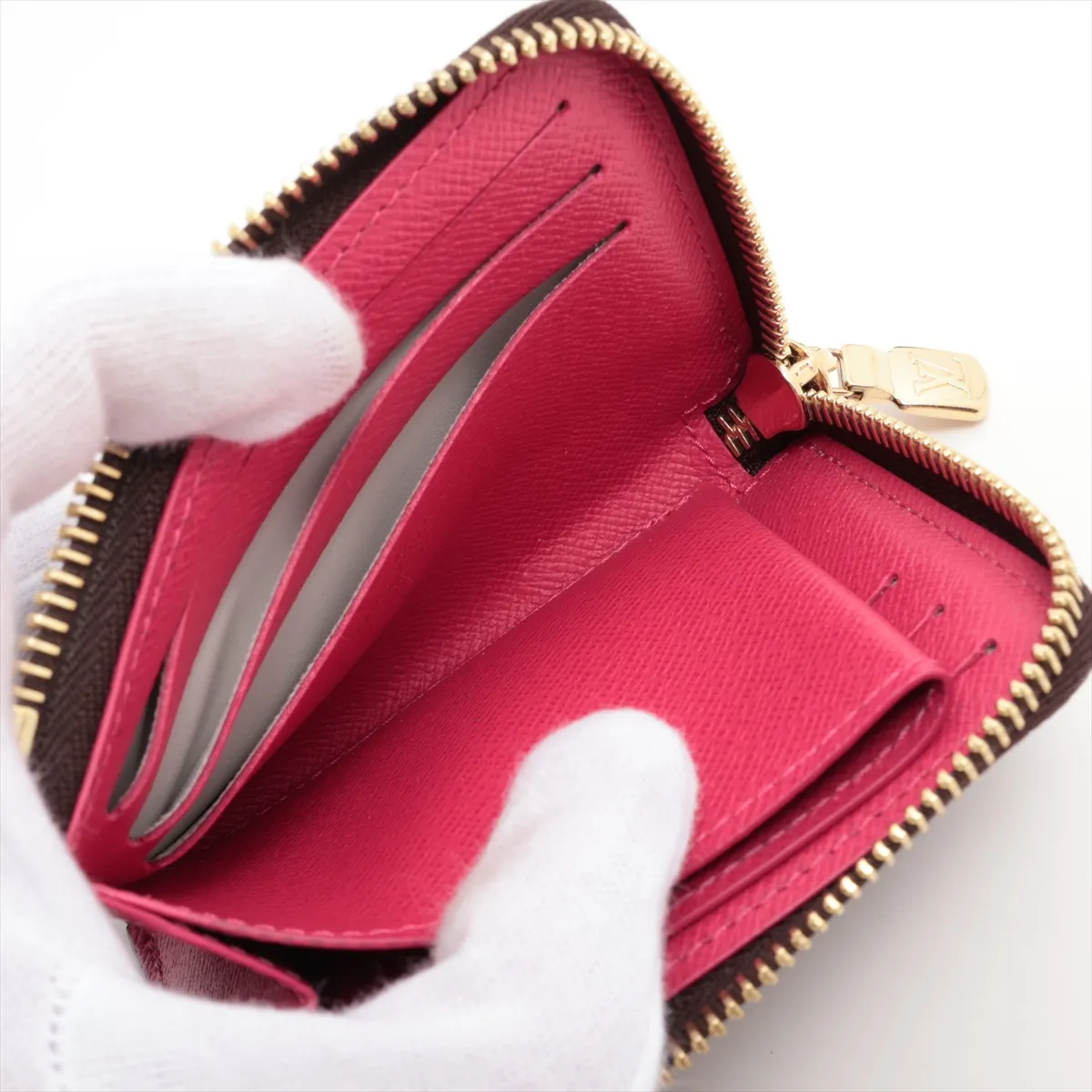 Monogram Portefeuille Noir Compact M83676 Grenade Compact Wallet (RFID detected) — view 4