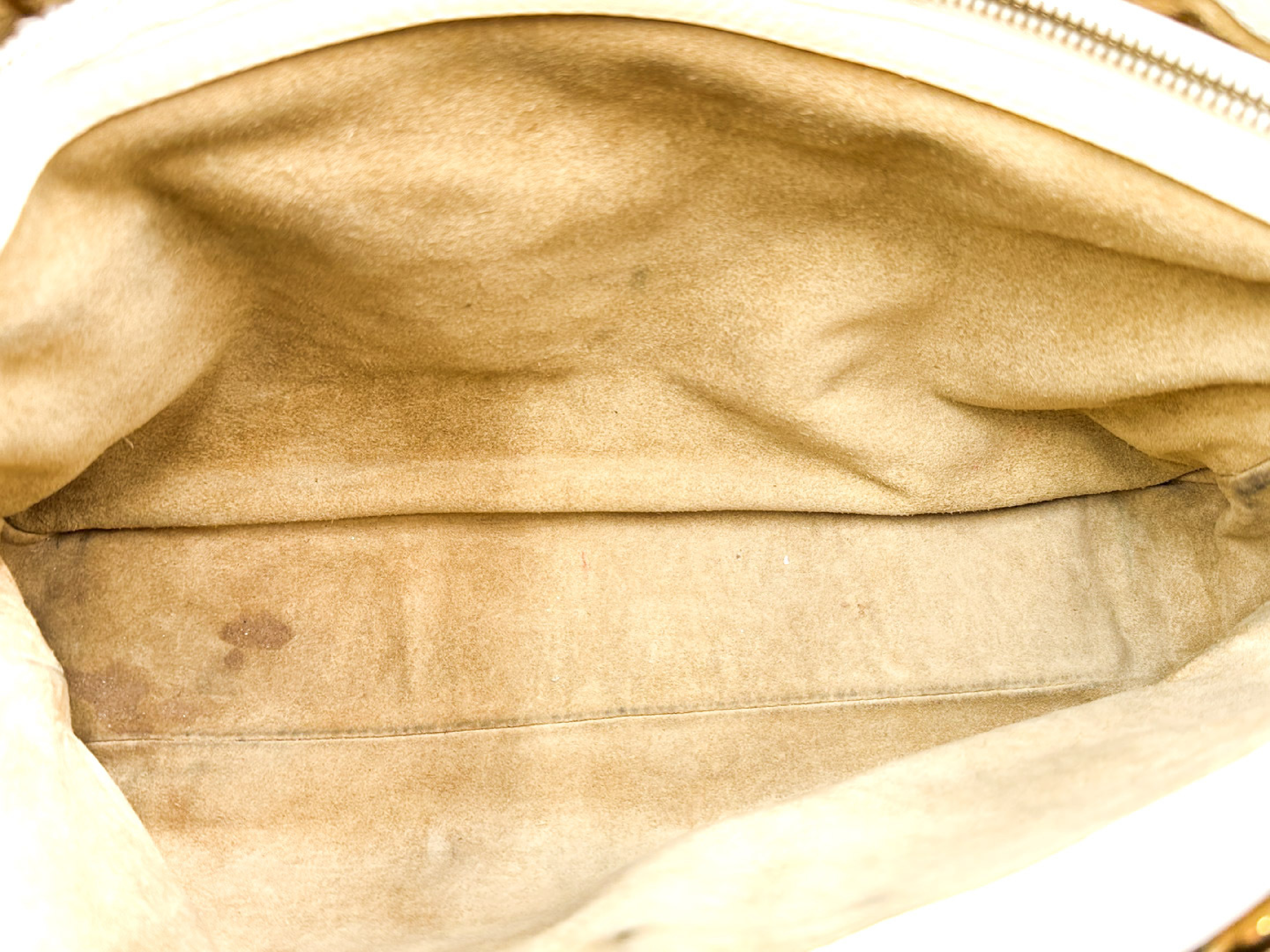 Boogie Hand Gold Hardware Leather Handbag — view 9