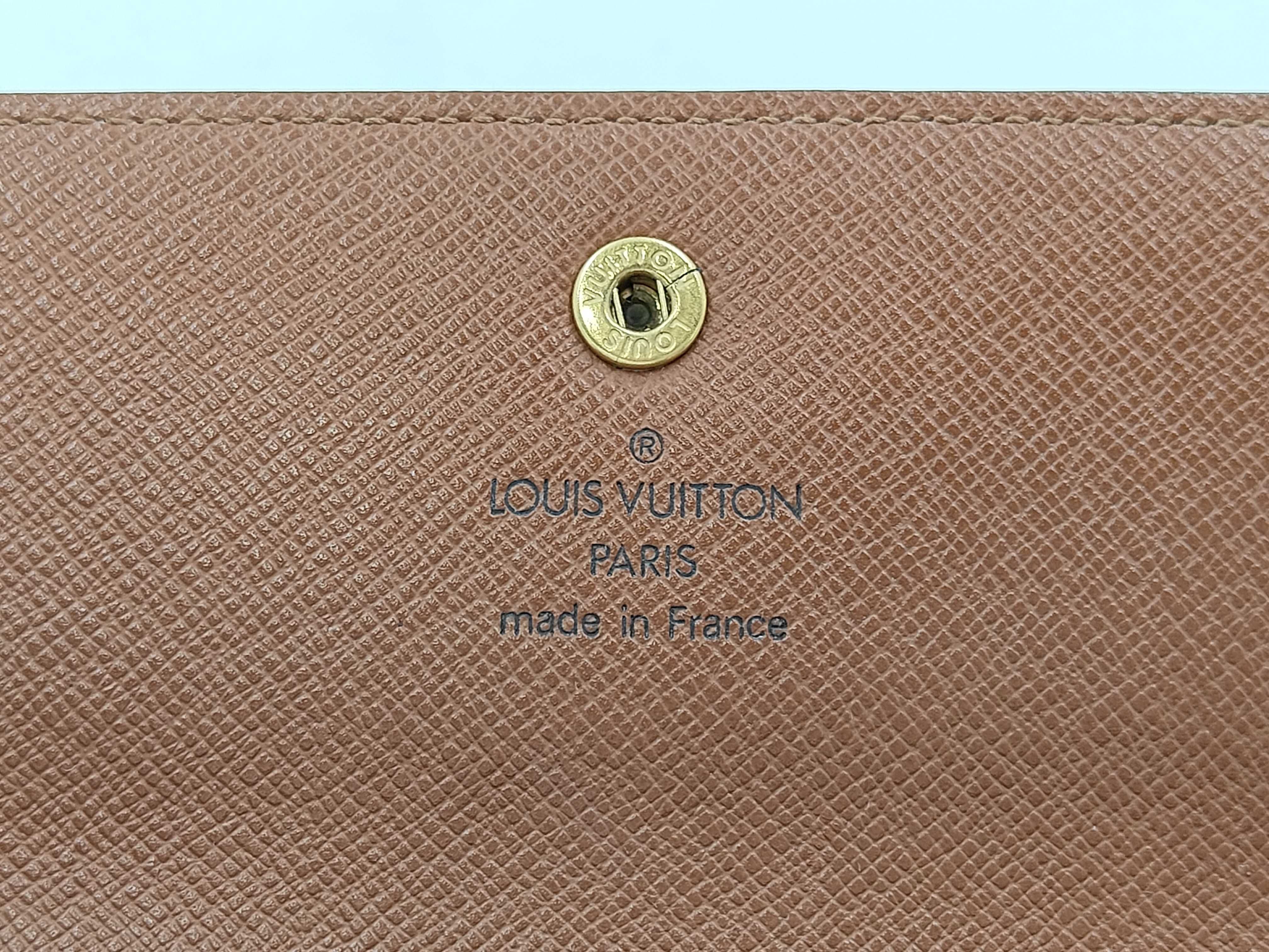 Monogram Portefeuille Tresor International M61215 Wallet — view 4
