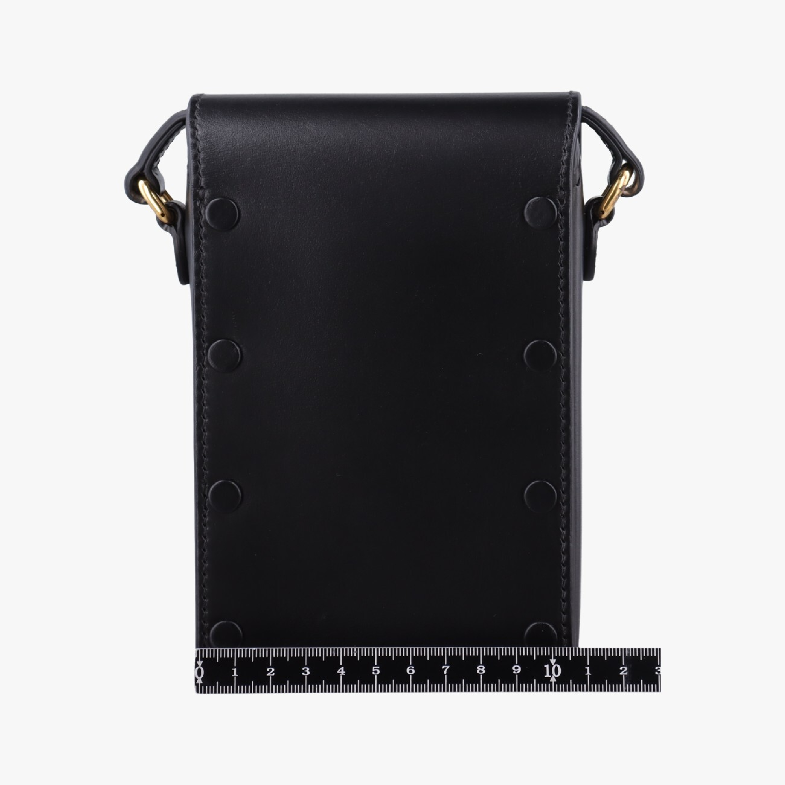 Horsebit 1955 Black Leather Shoulder Bag 625615 — view 2