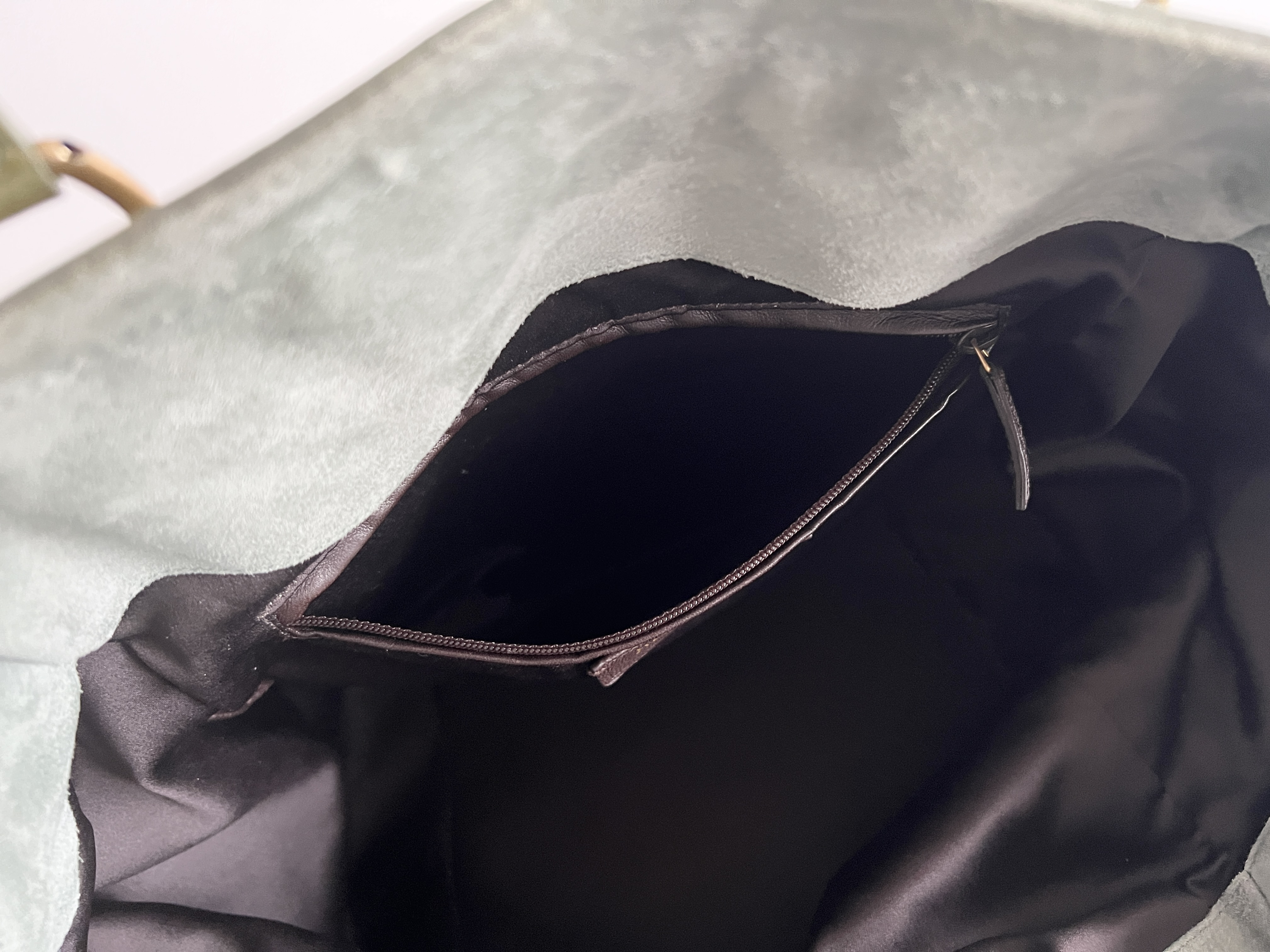 Downtown Enamel Patent Leather Handbag Tote Bag — view 8